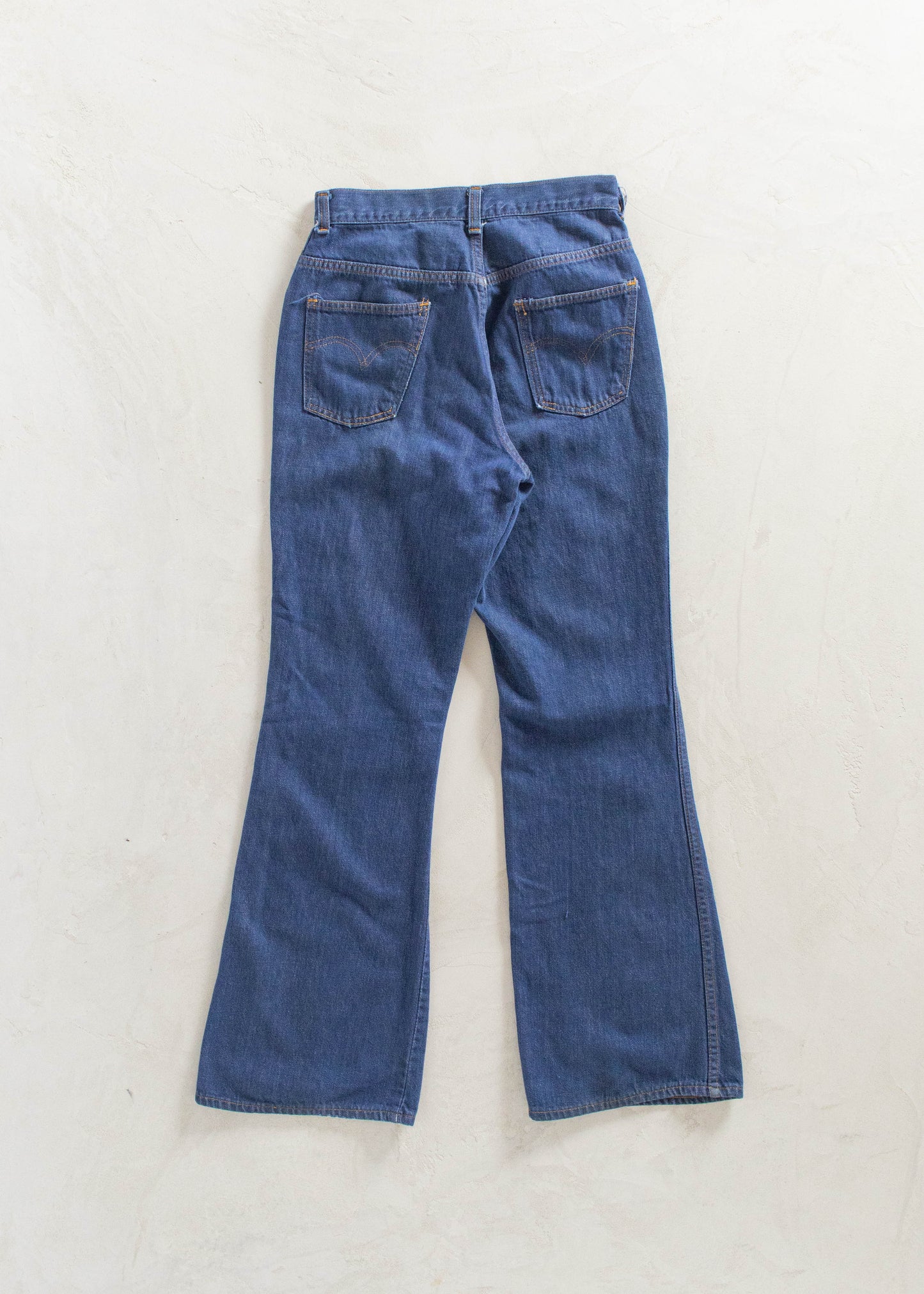Vintage 1970s Levis Darkwash Flare Jeans Size Women's 24 Men's 28
