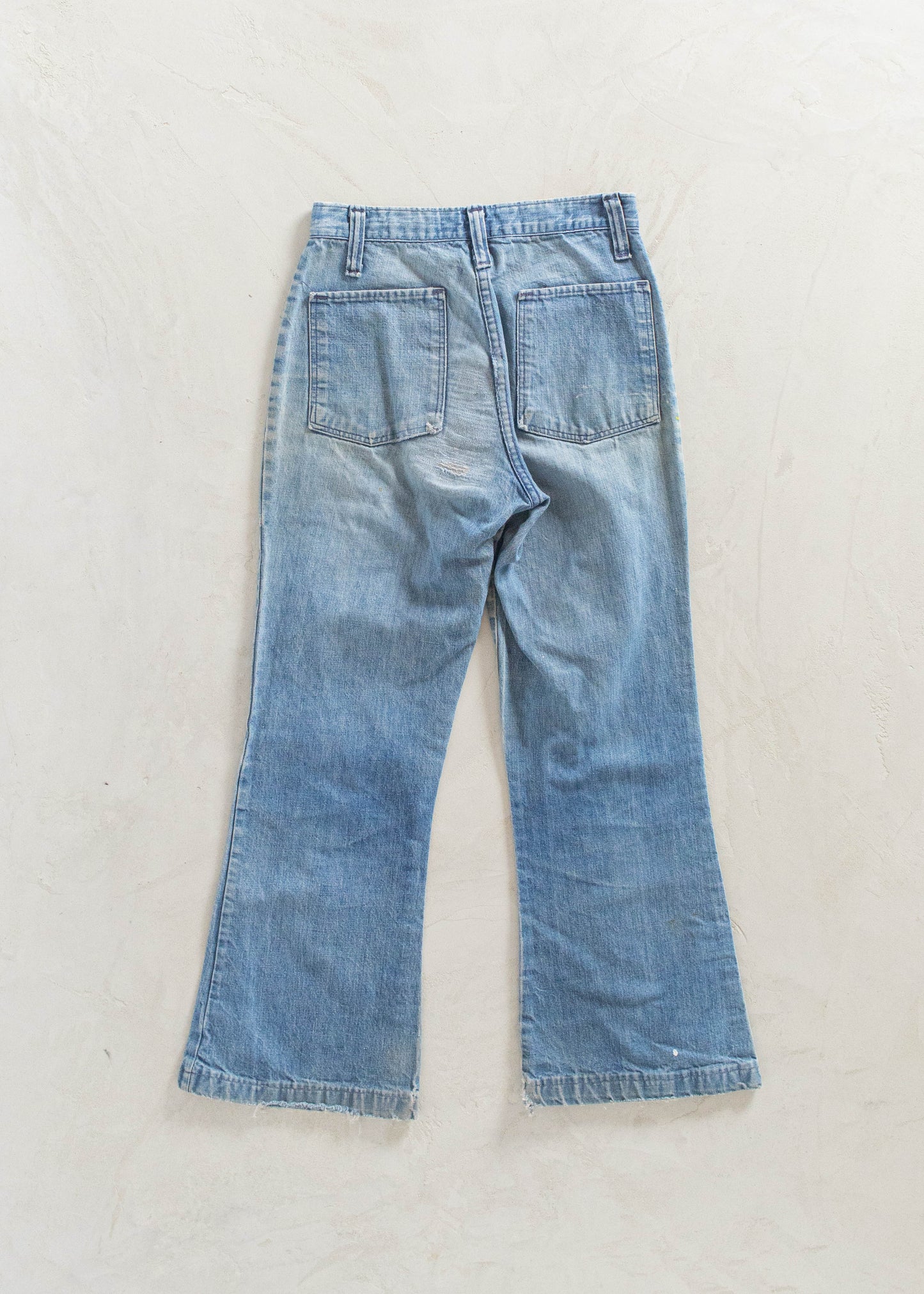 Vintage 1970s Live INS Lightwash Flare Jeans Size Women's 24