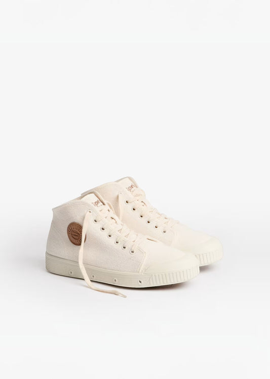 Spring Court Unisex B2 High-Top Canvas - Off-White Heavy Twill