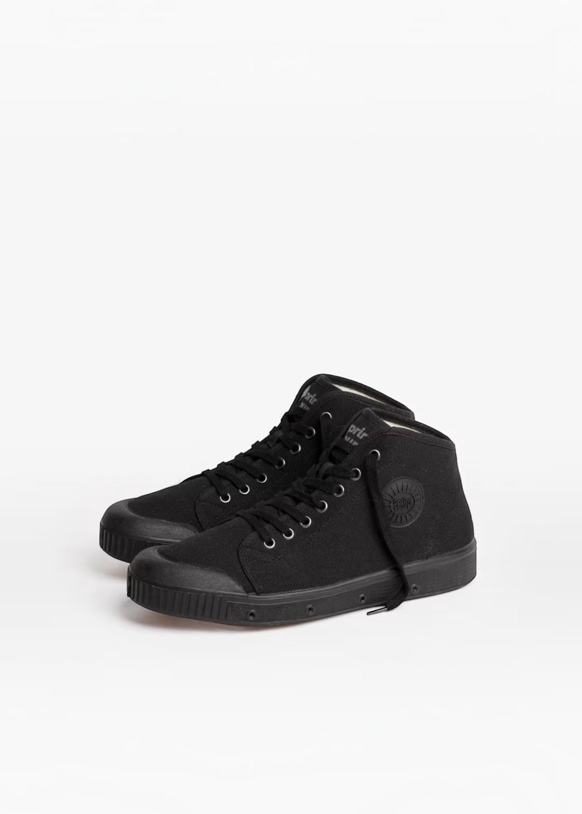 Spring Court Unisex B2 High-Top Canvas - Black