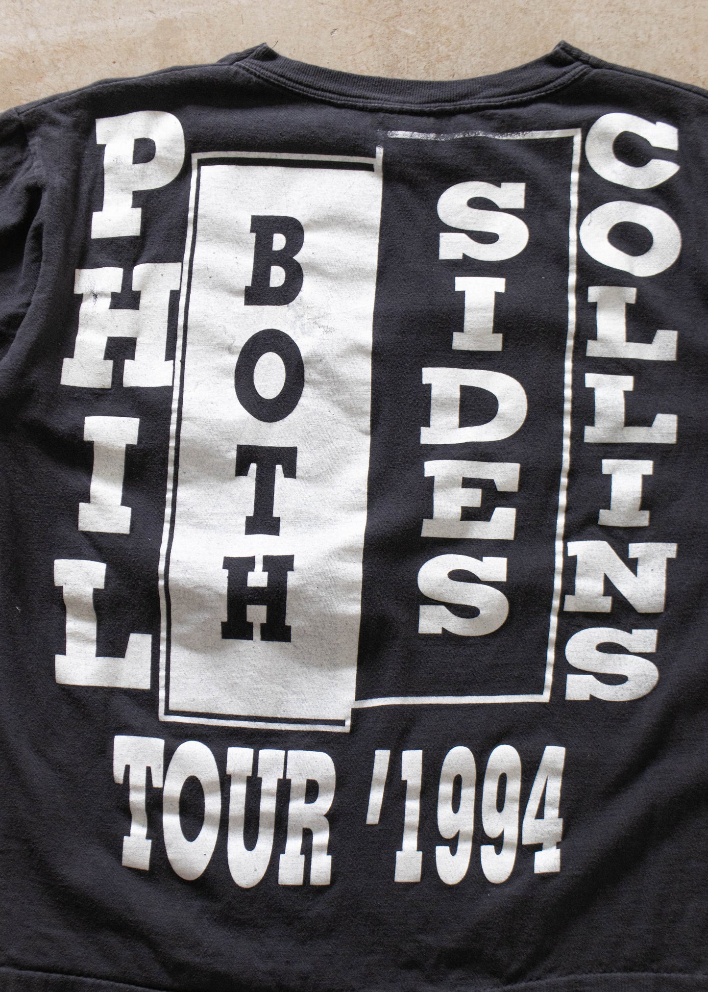 1994 Phil Collins Both Sides Tour T-Shirt Size L/XL