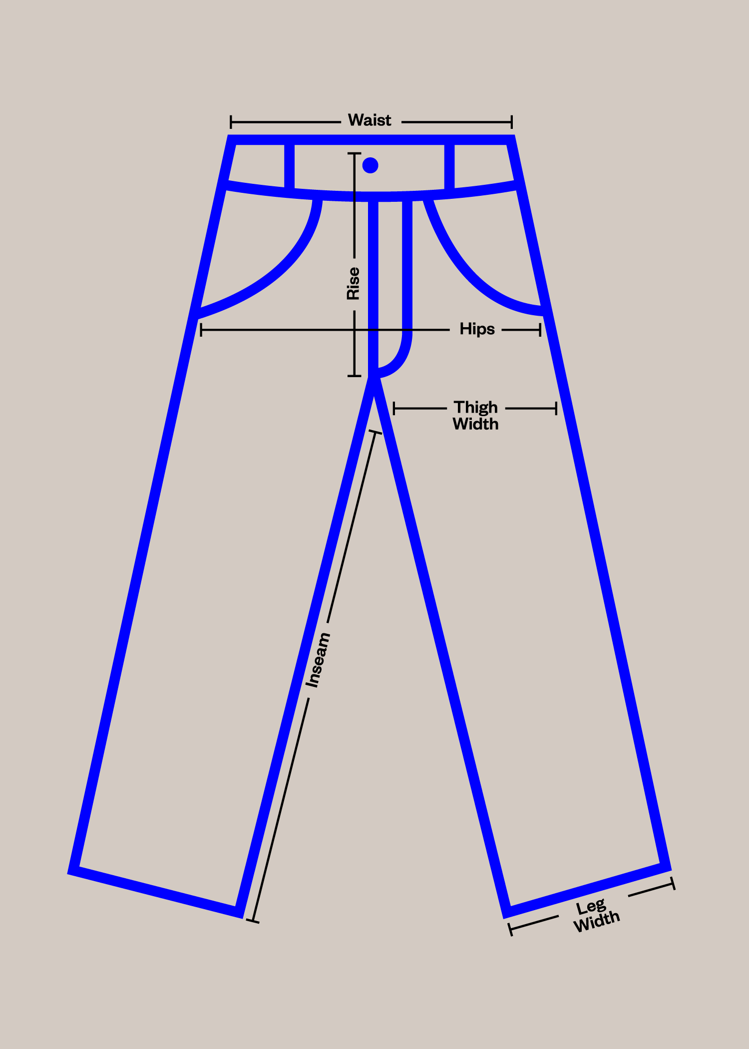 Stan Ray - Jean & Pant Fit Guide 