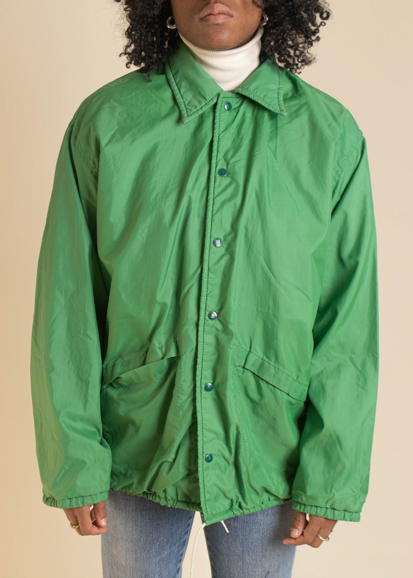 1980s Pla-Jac Sportsman Club Nylon Jacket Size M/L