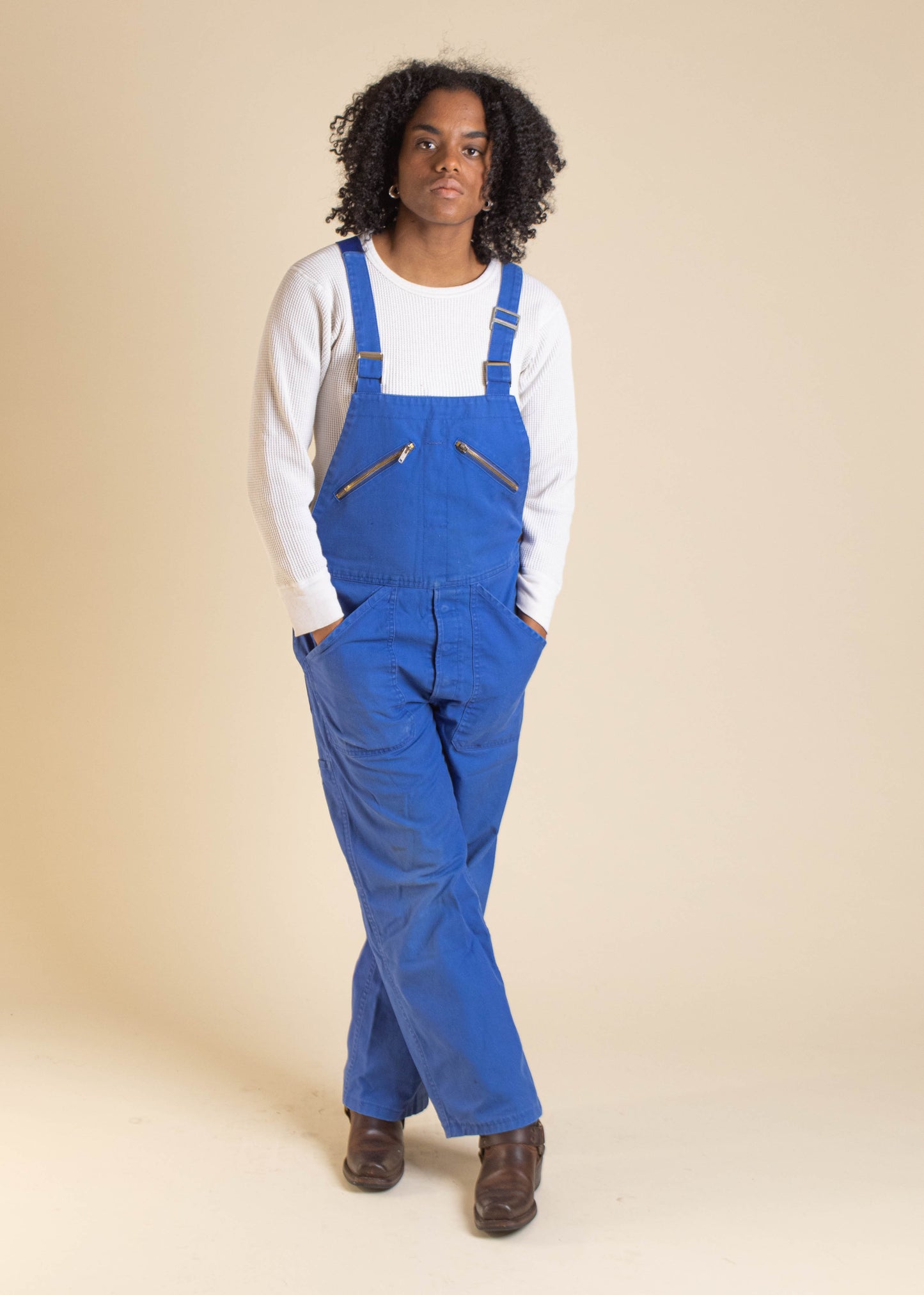 1980s Adolphe Lafont French Workwear Overalls Size S/M
