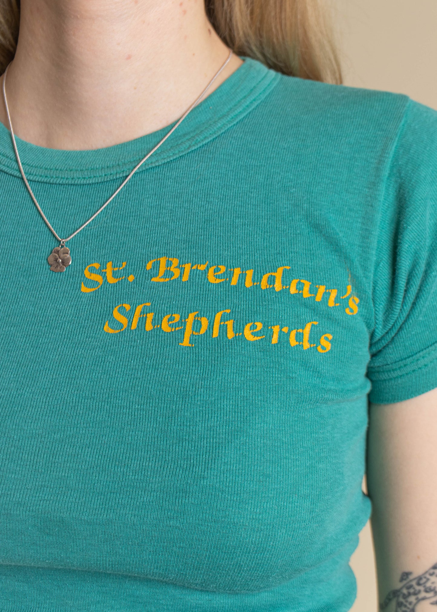 1970s St. Brendan's Souvenir Ringer T-Shirt Size 3XS/2XS