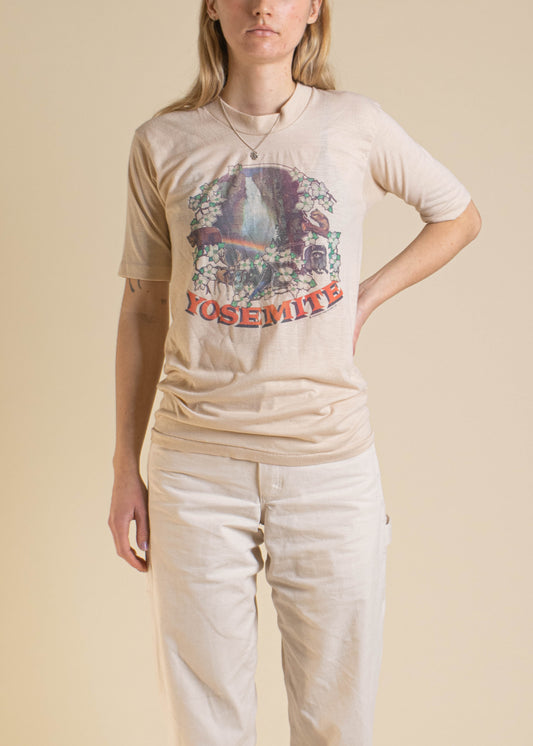 1980s Yosemite Park Souvenir T-Shirt Size XS/S