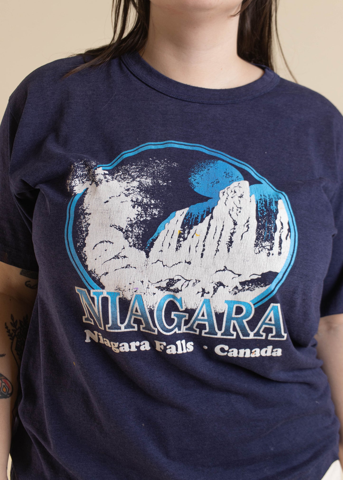 1980s Niagara Falls Souvenir T-Shirt Size XL/2XL