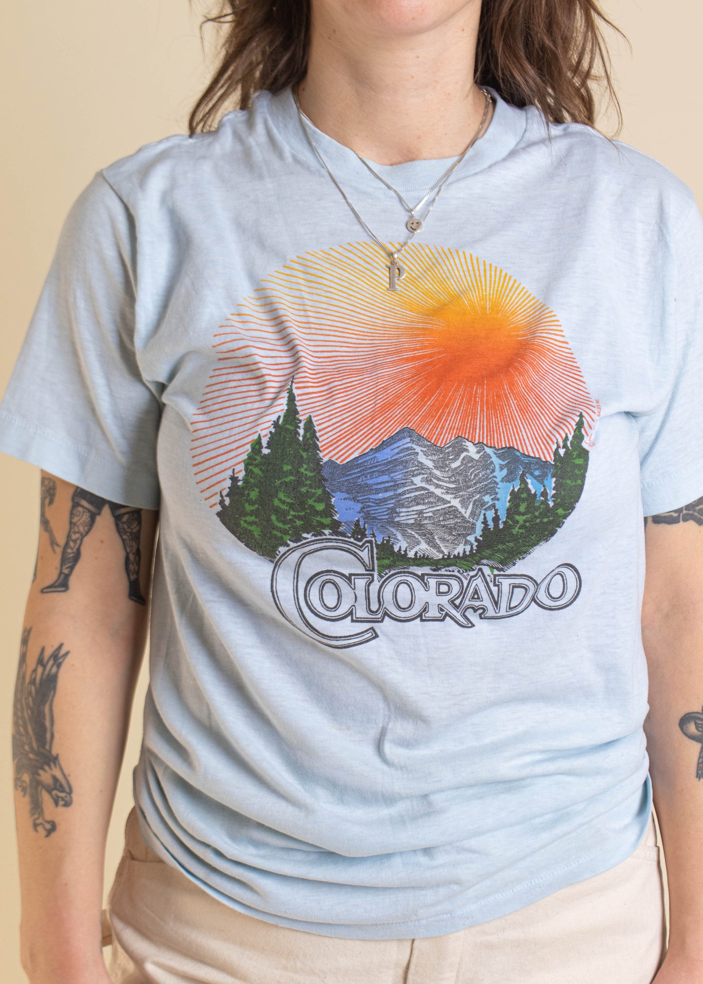 1980s Colorado Souvenir T-Shirt Size S/M