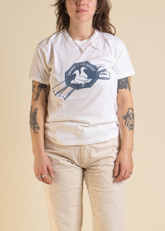 1970s Brome Lake Ducks Tour du Lac T-Shirt Size S/M