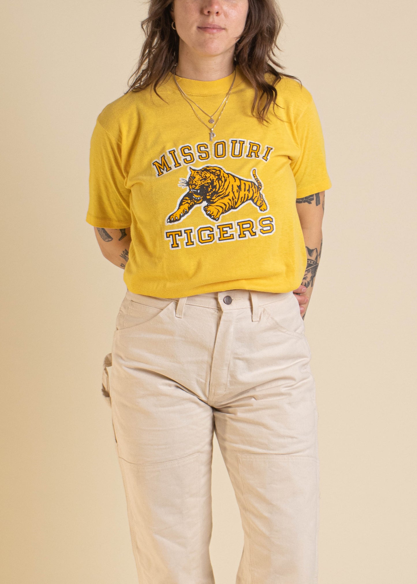 1980s Missouri Tigers T-Shirt Size S/M