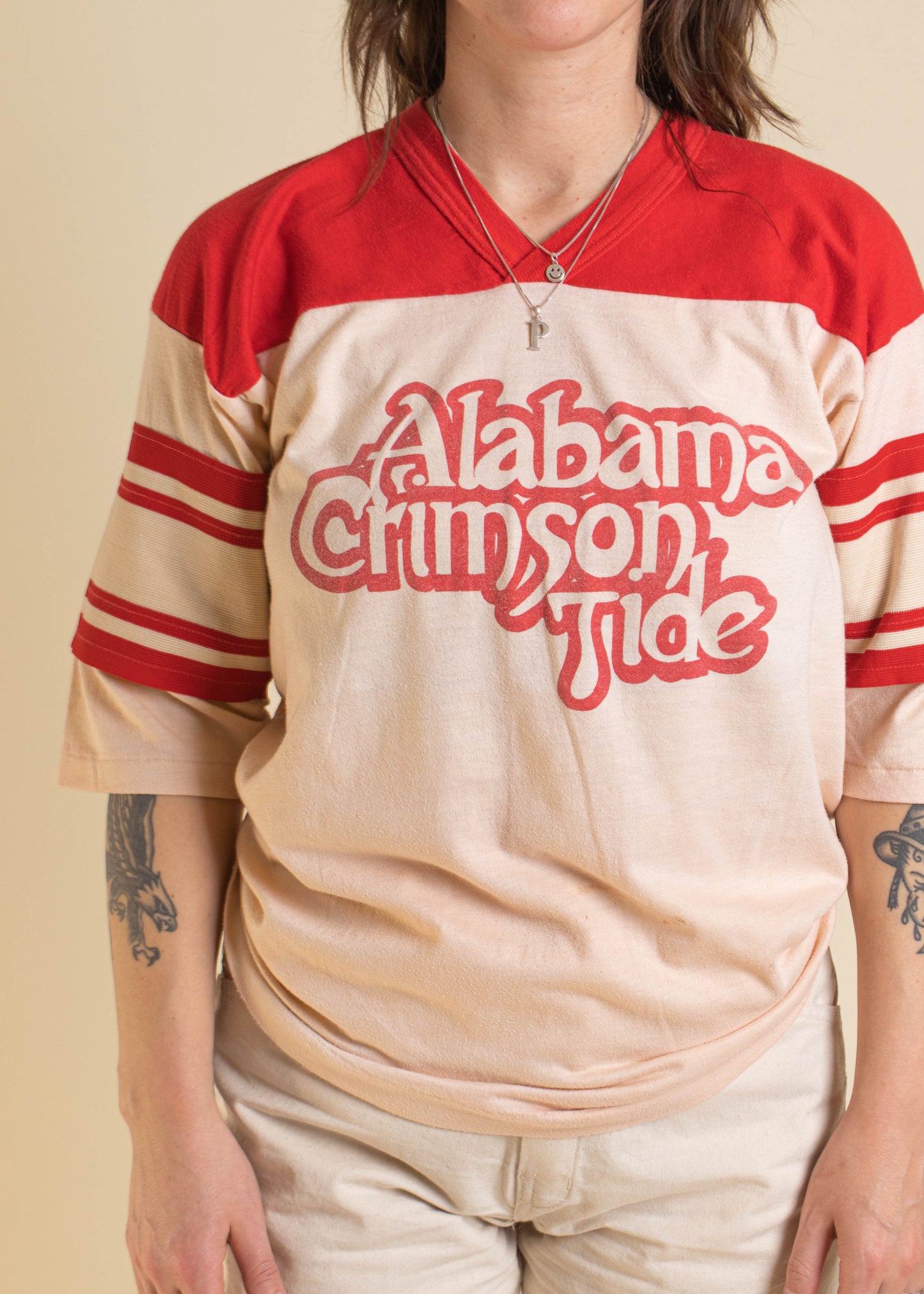 1980s Alabama Crimson Tide Souvenir T-Shirt Size M/L