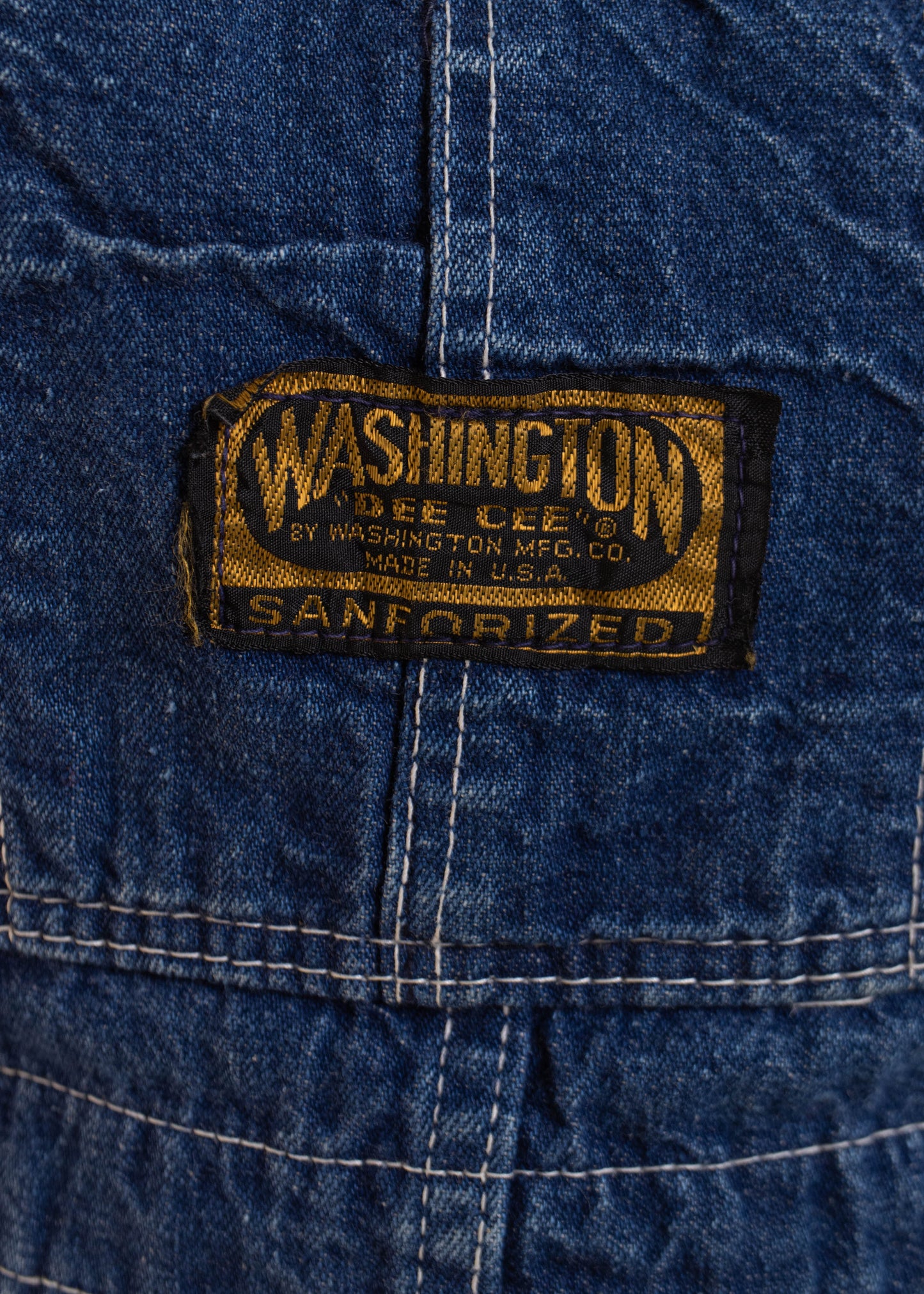Vintage 1960s Washington "DeeCee" Sanforized Denim Overalls Size XS/S