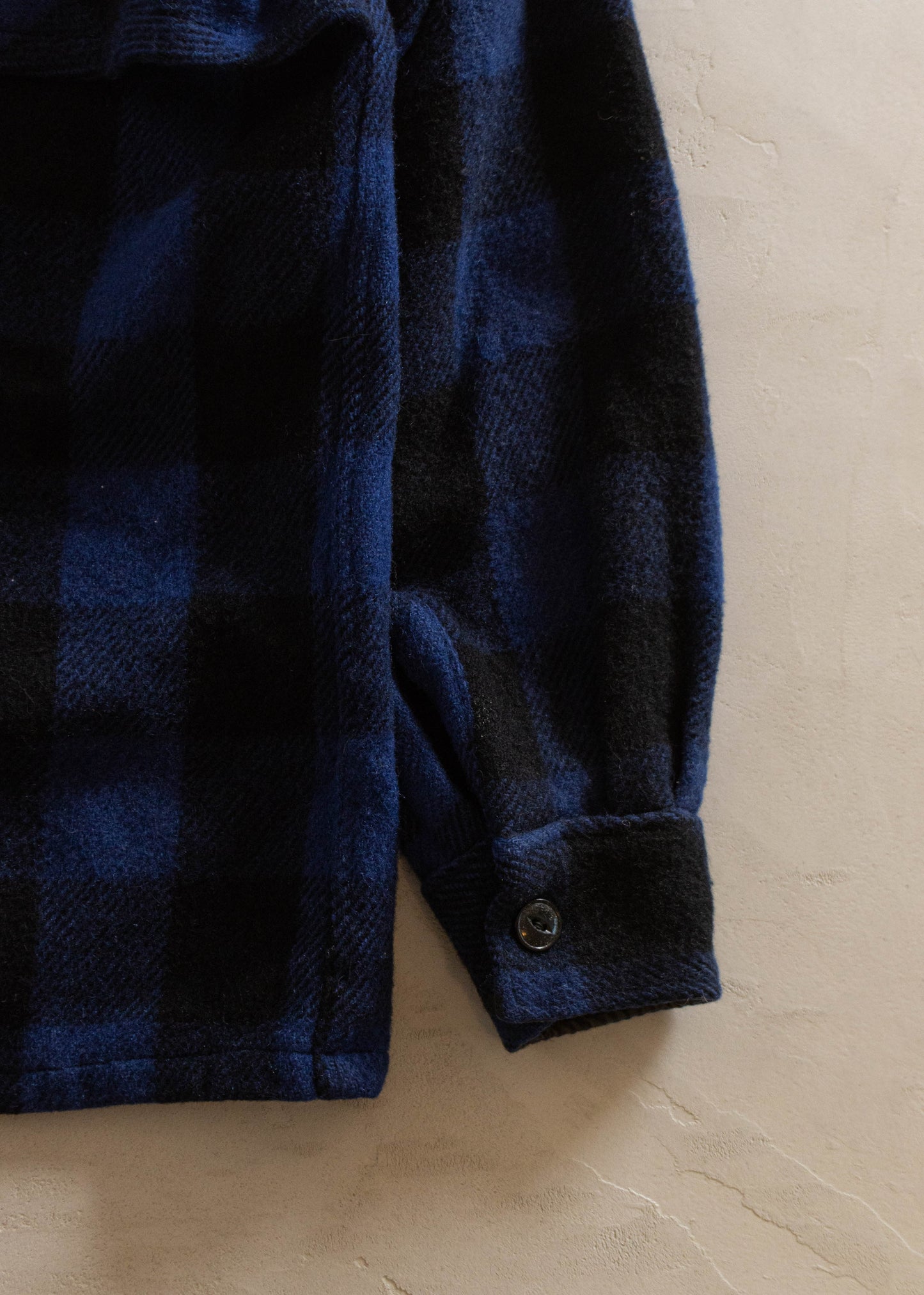 1980s Meteor Montreal Wool Flannel Button Up Size L/XL