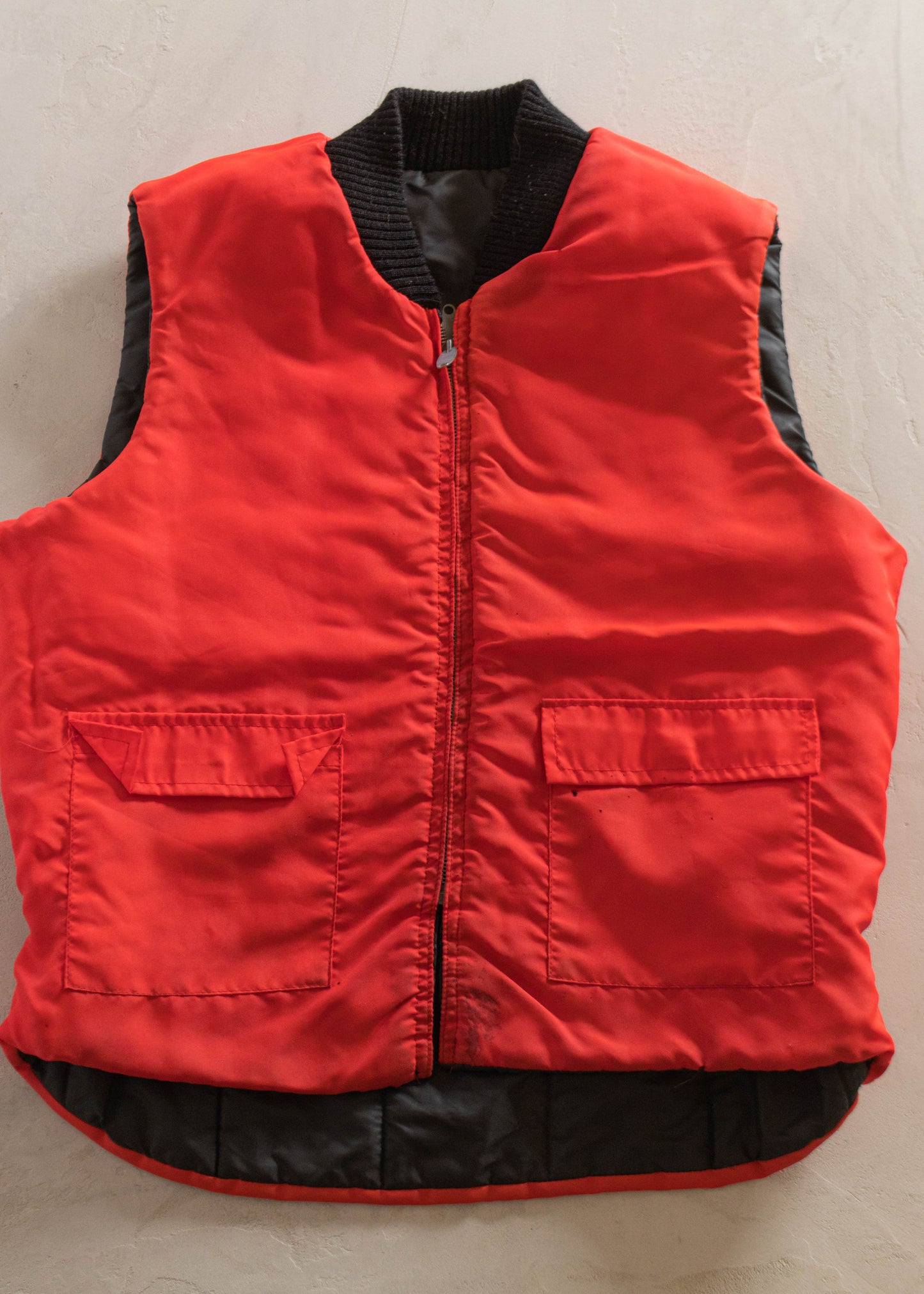 1990s Reversible Quilted Nylon Vest Size L/XL