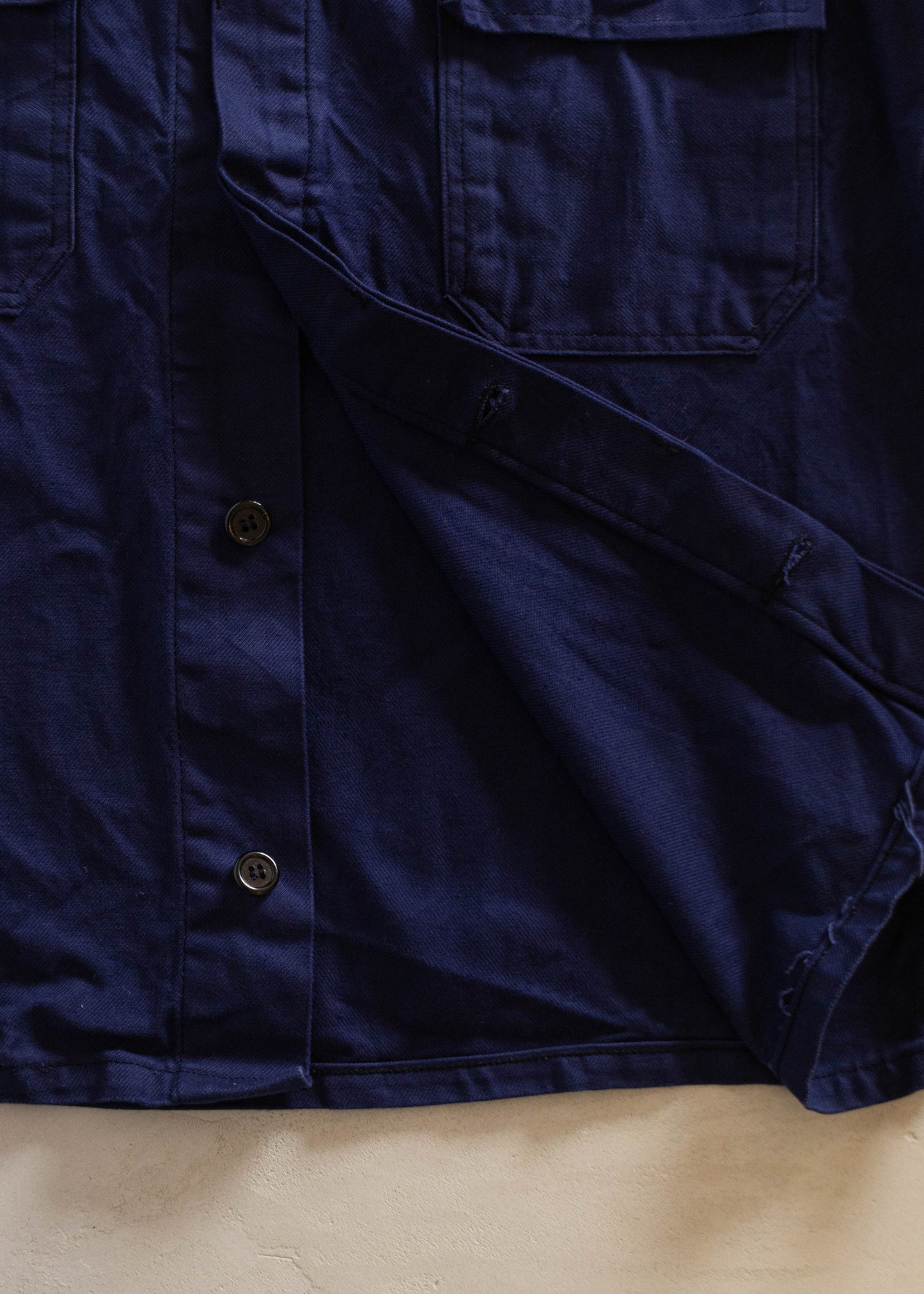 1980s European Workwear Button Up Chore Jacket Size S/M