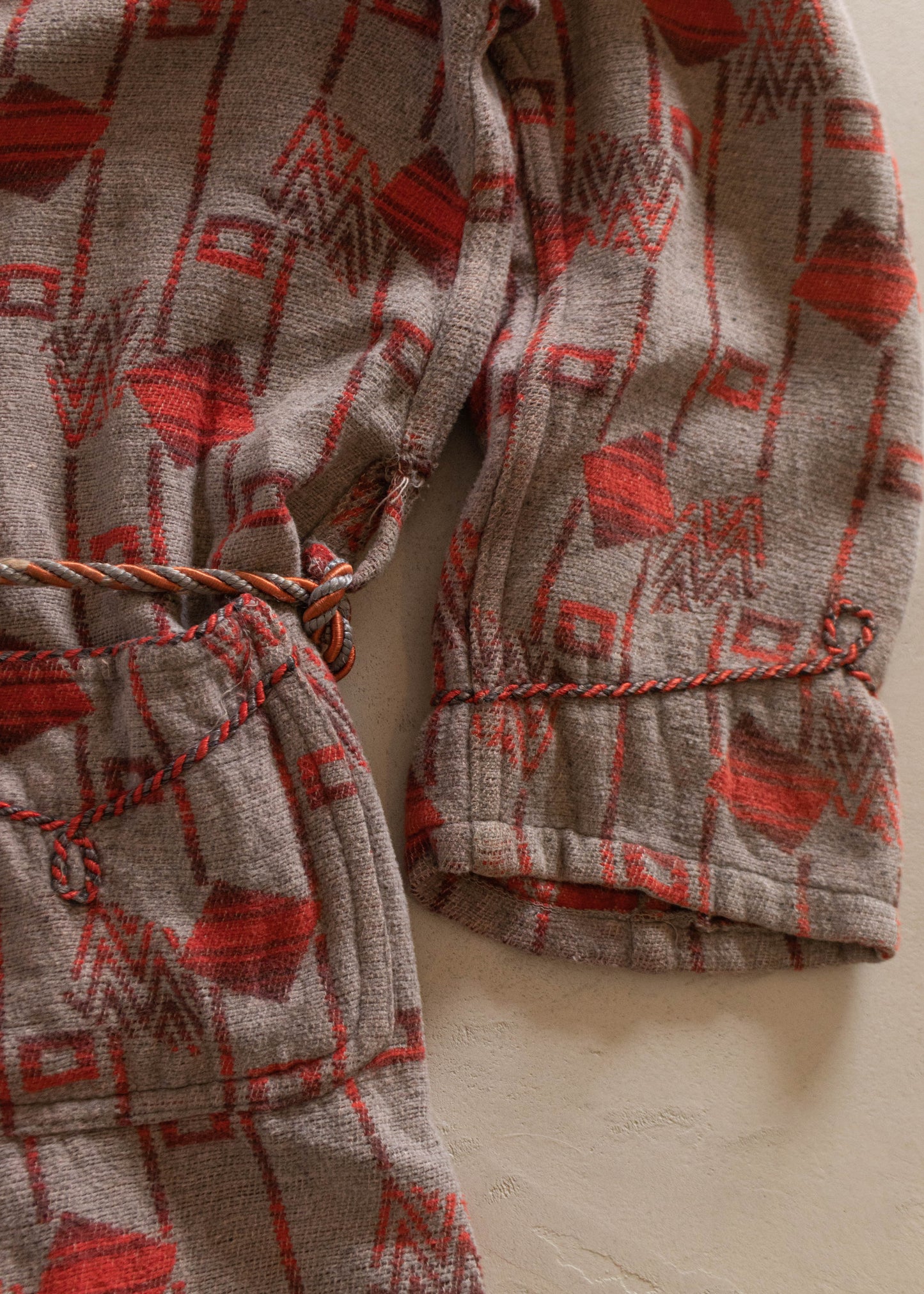 1940s Morsam Camp Blanket House Coat Robe Size S/M