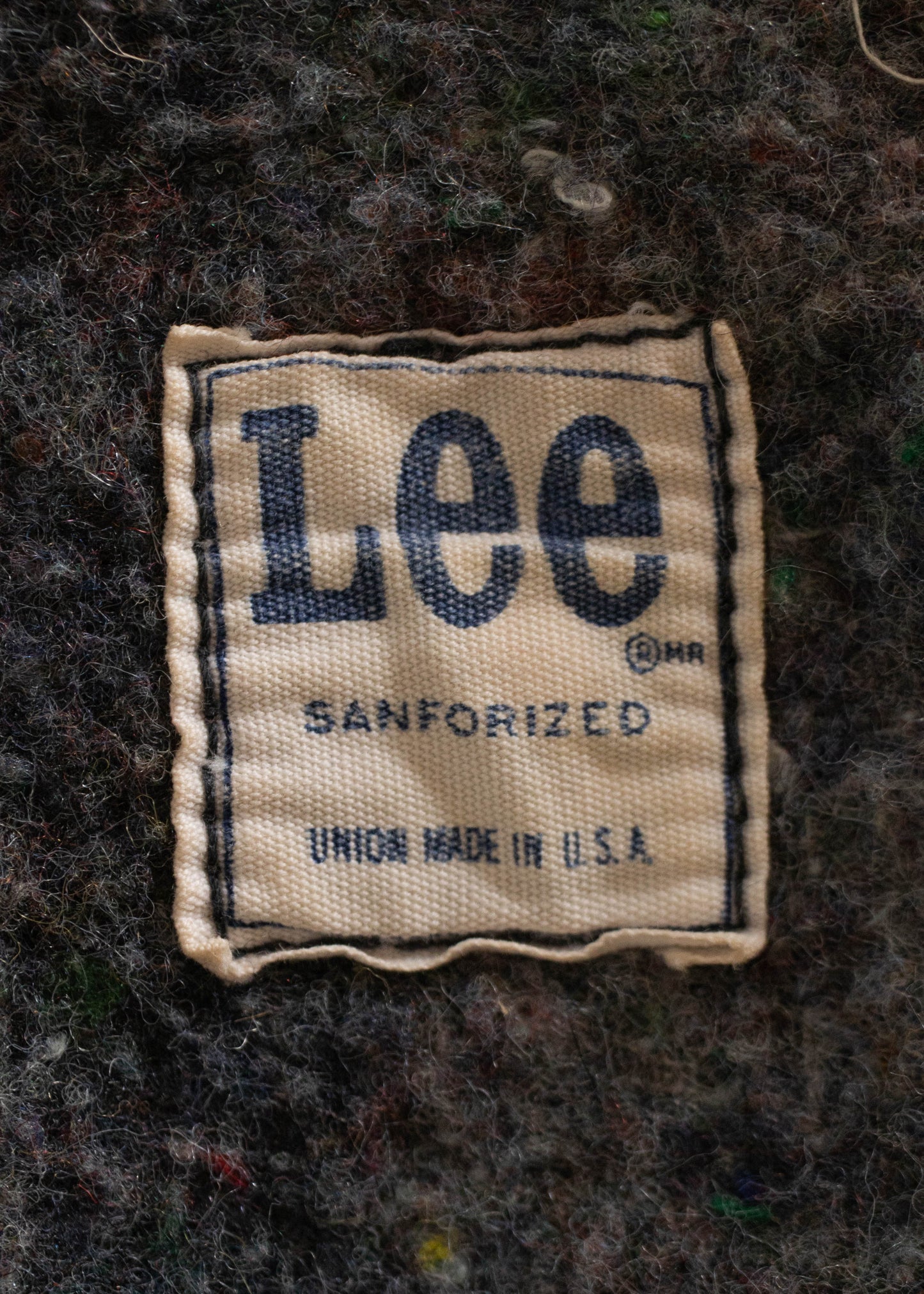 1960s Lee Blanket Lined Denim Chore Coat Size L/XL
