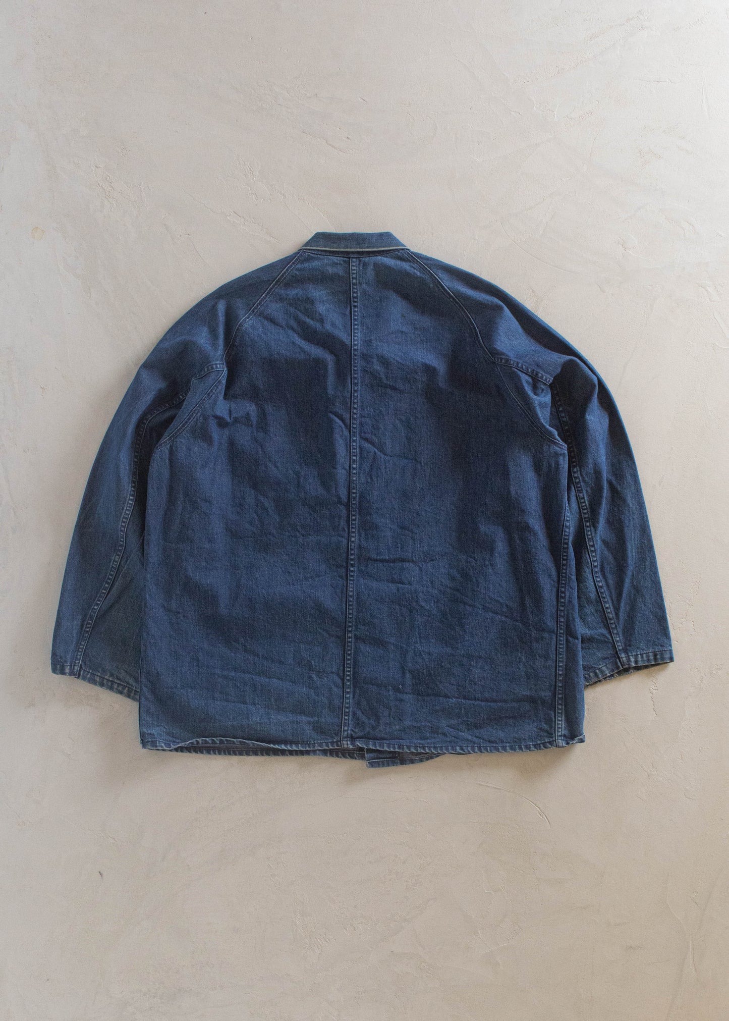 1980s Denim Chore Coat Size XL/2XL