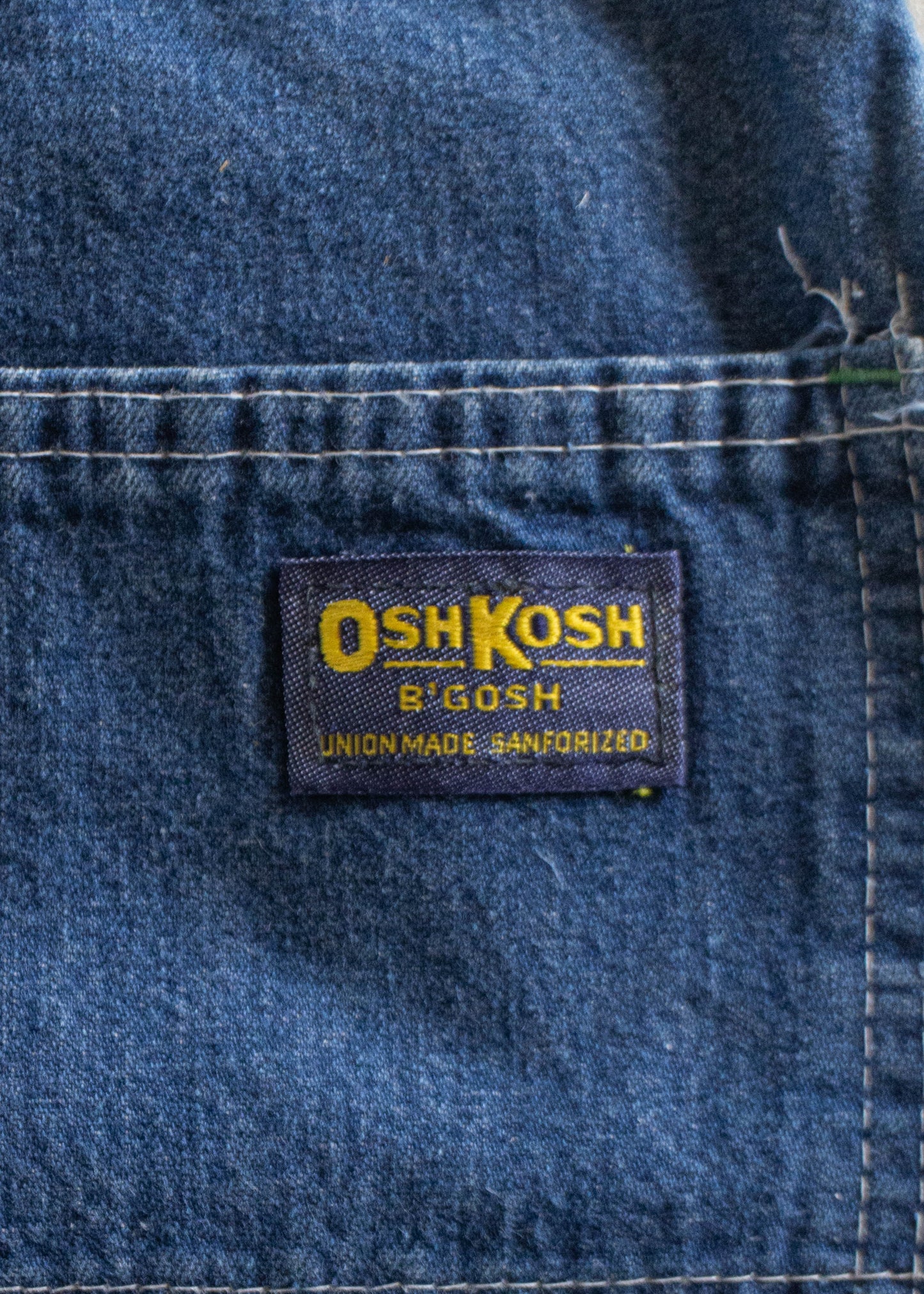 1970s Union Made OshKosh Denim Carpenter Pants Size Women's 40 Men's 42