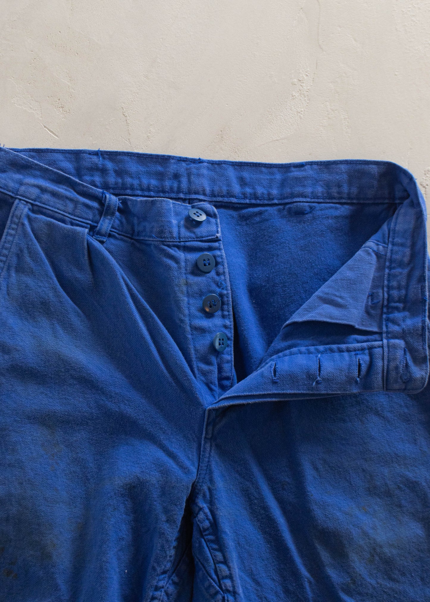 1980s Berjac French Workwear Chore Pants Size Women's 29 Men's 32