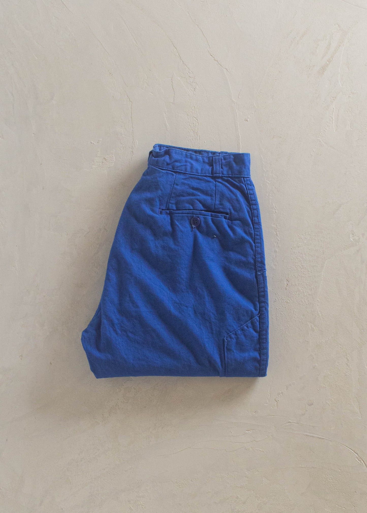 1980s Sanfor French Workwear Chore Pants Size Women's 30 Men's 32