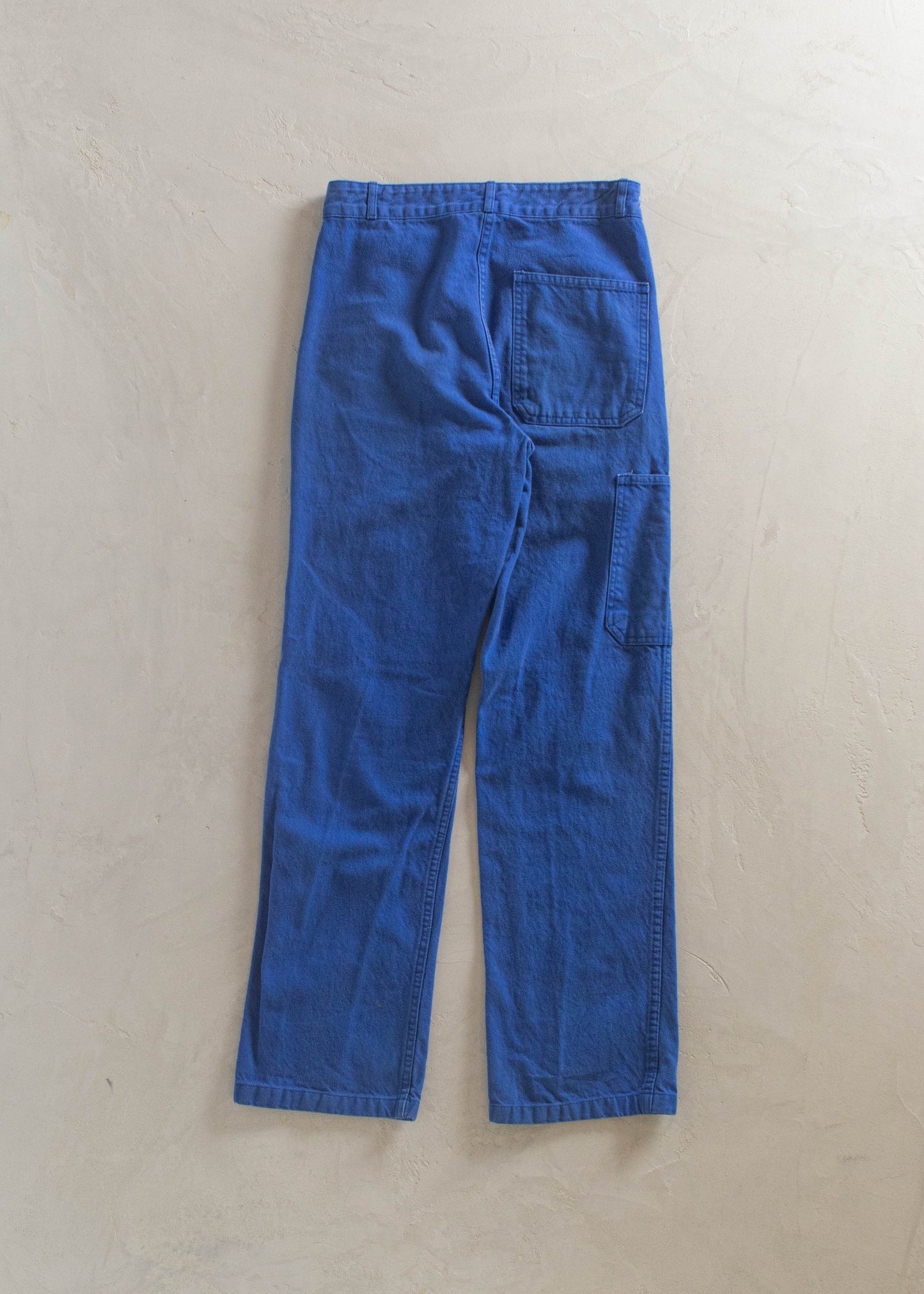 1980s French Workwear Chore Pants Size Women's 27 Men's 30