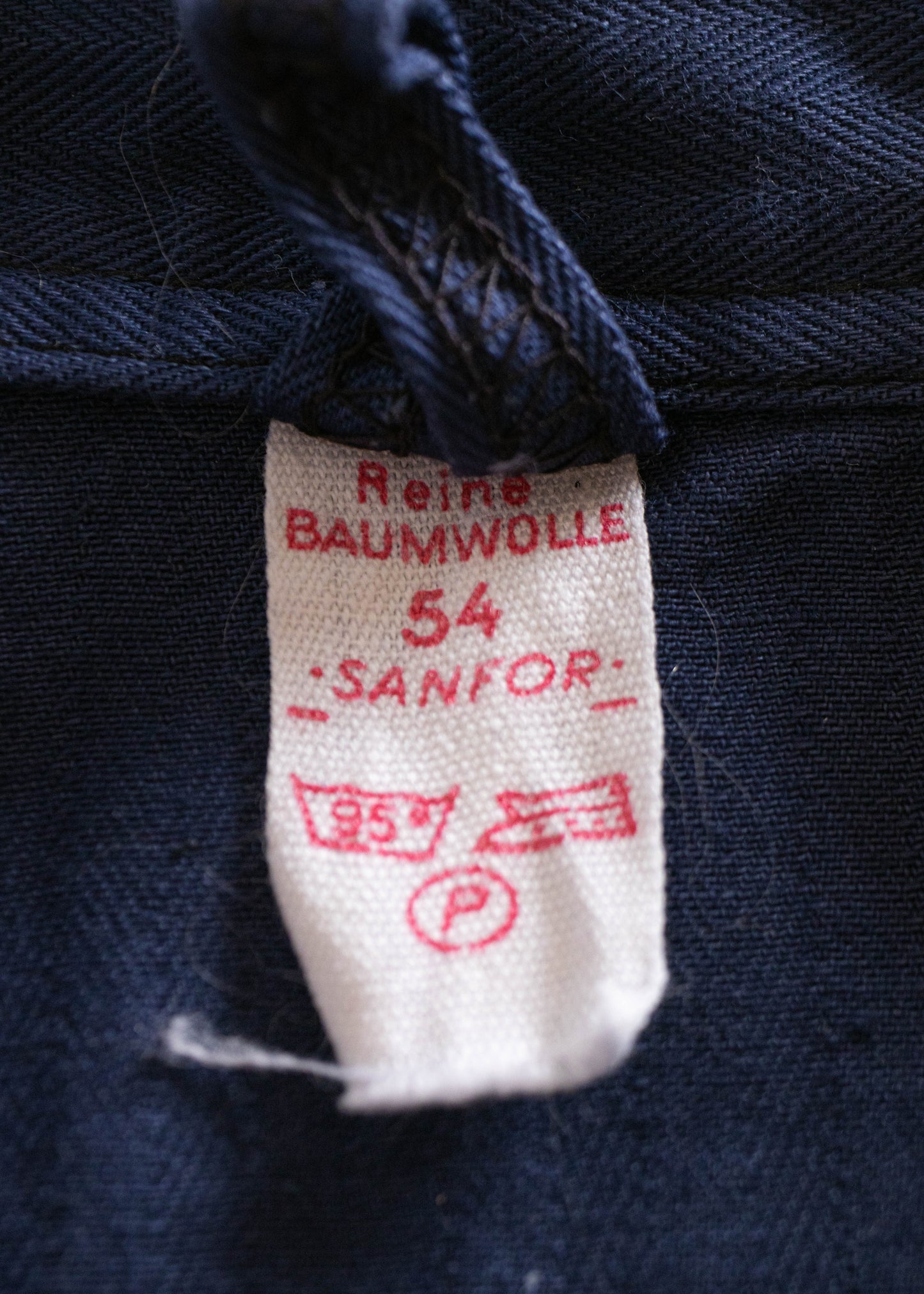1980s Sanforized European Workwear Chore Jacket Size M/L