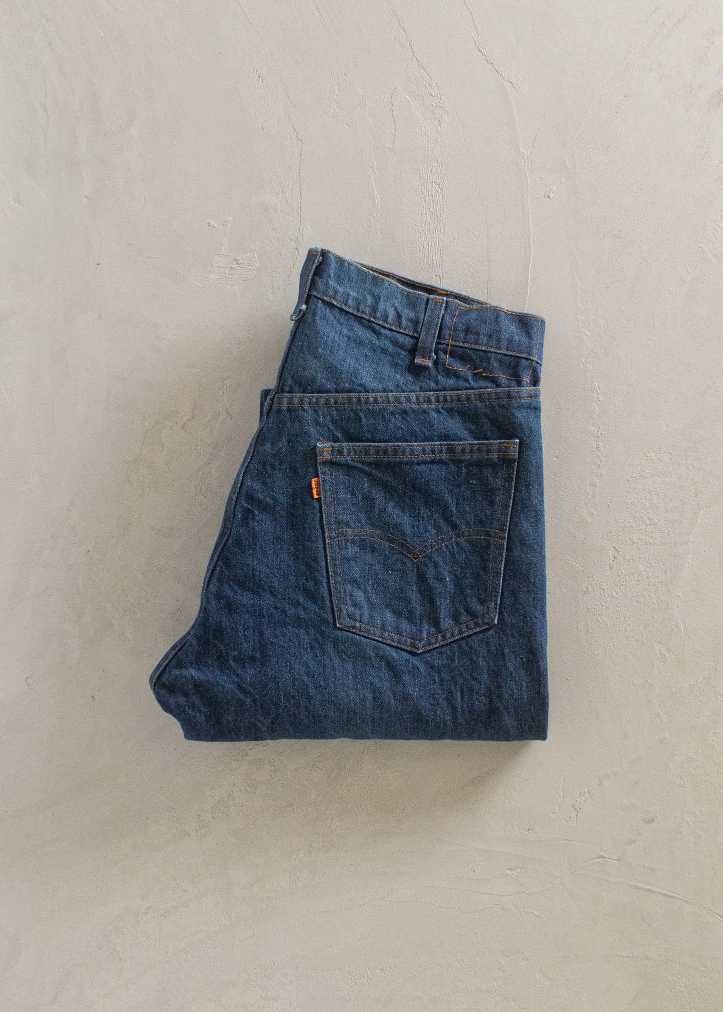 1980s Levi's Orange Tab Darkwash Jeans Size Women's 30 Men's 32