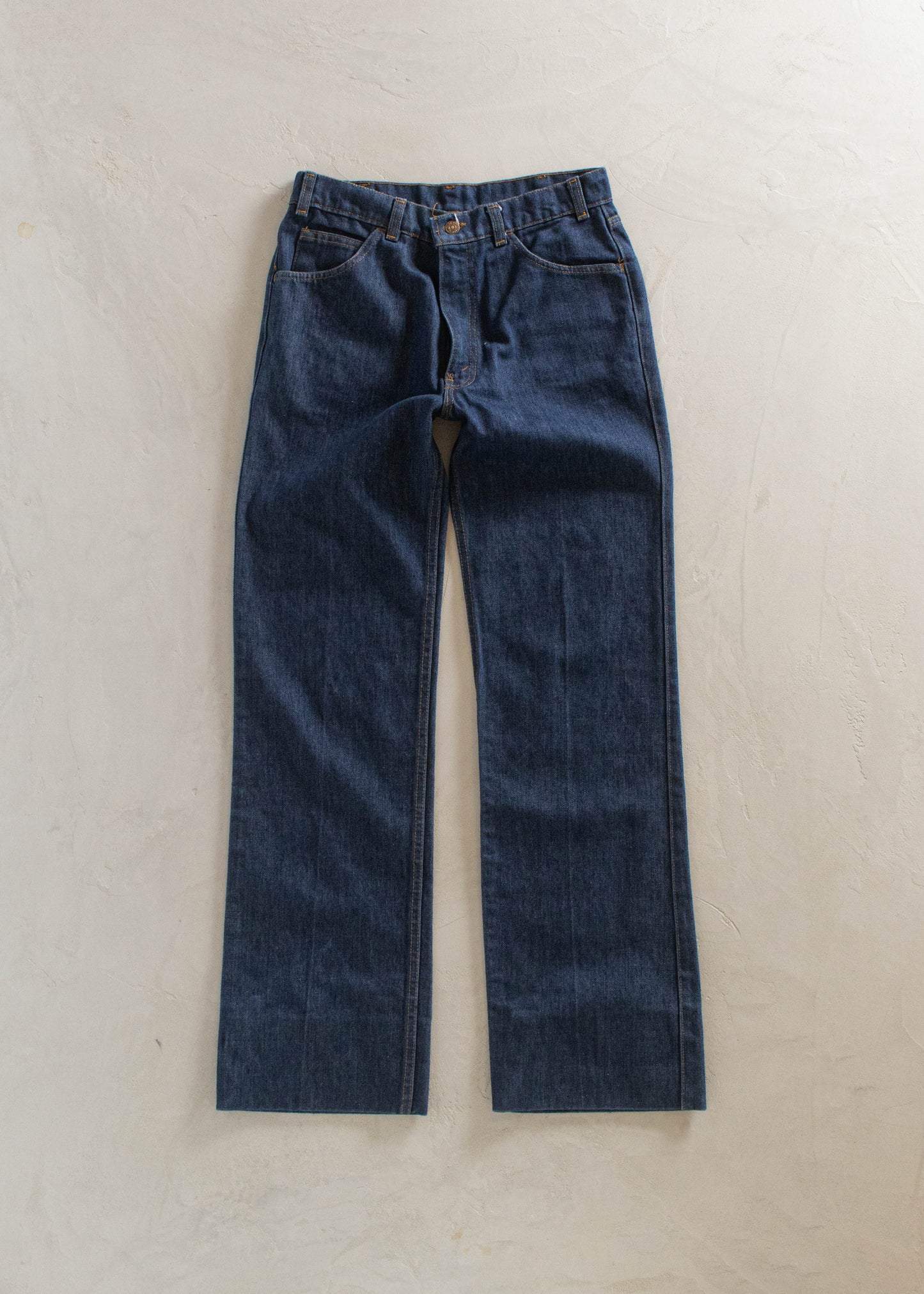 1970s Levi's Darkwash Flare Jeans Size Women's 29 Men's 32