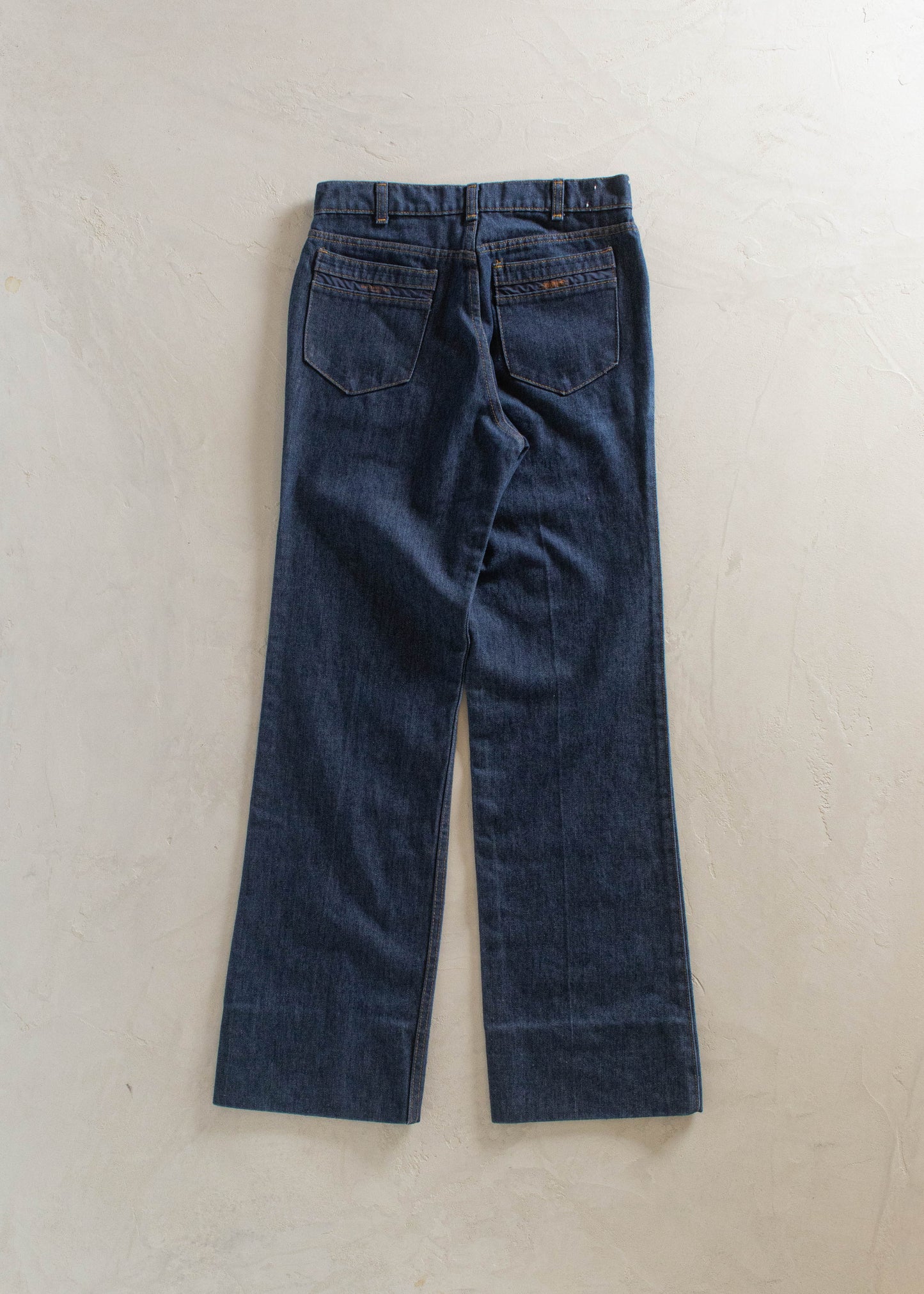 1970s Levi's Darkwash Flare Jeans Size Women's 29 Men's 32