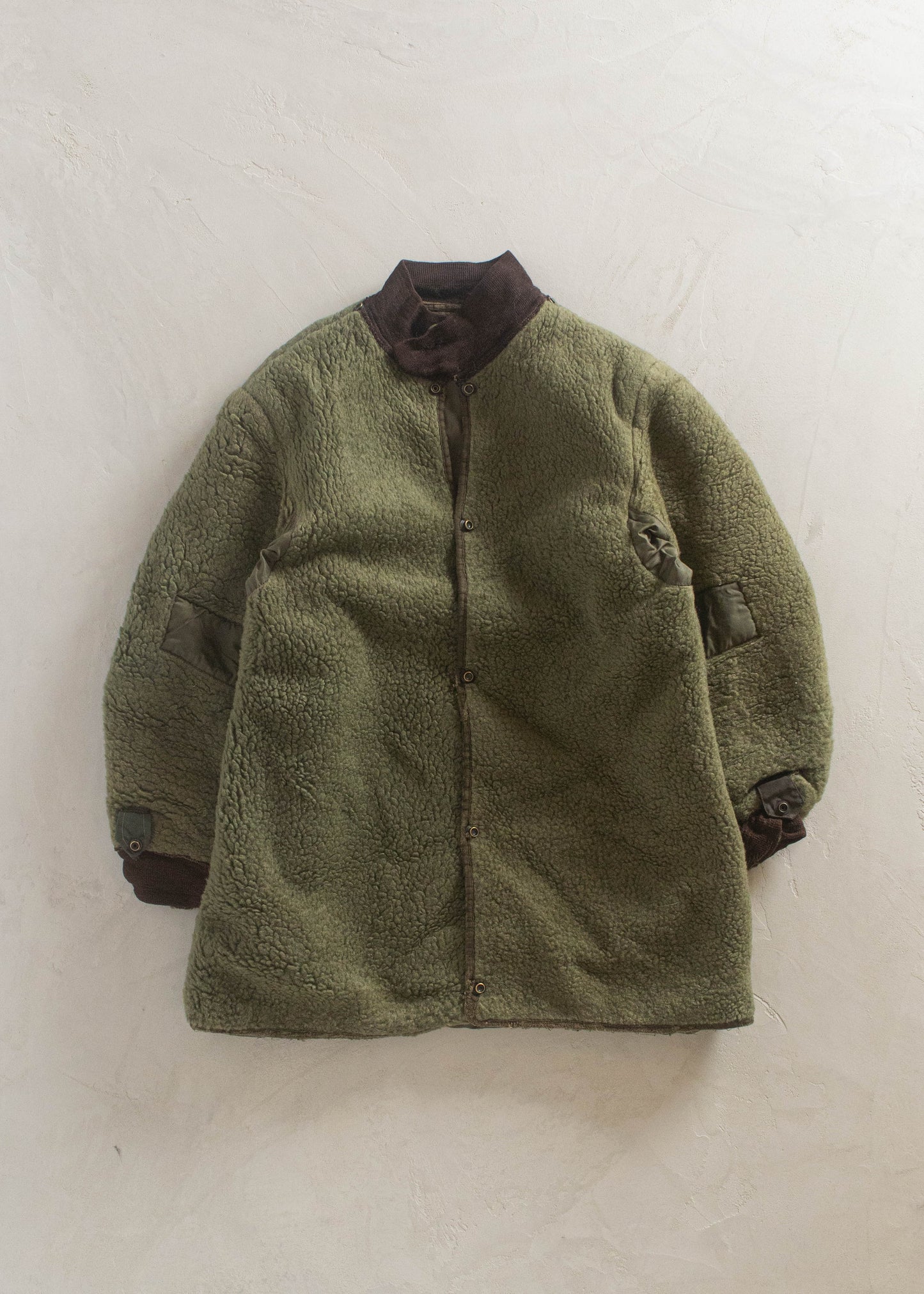 1980s Military Teddy Liner Jacket Size XS/S