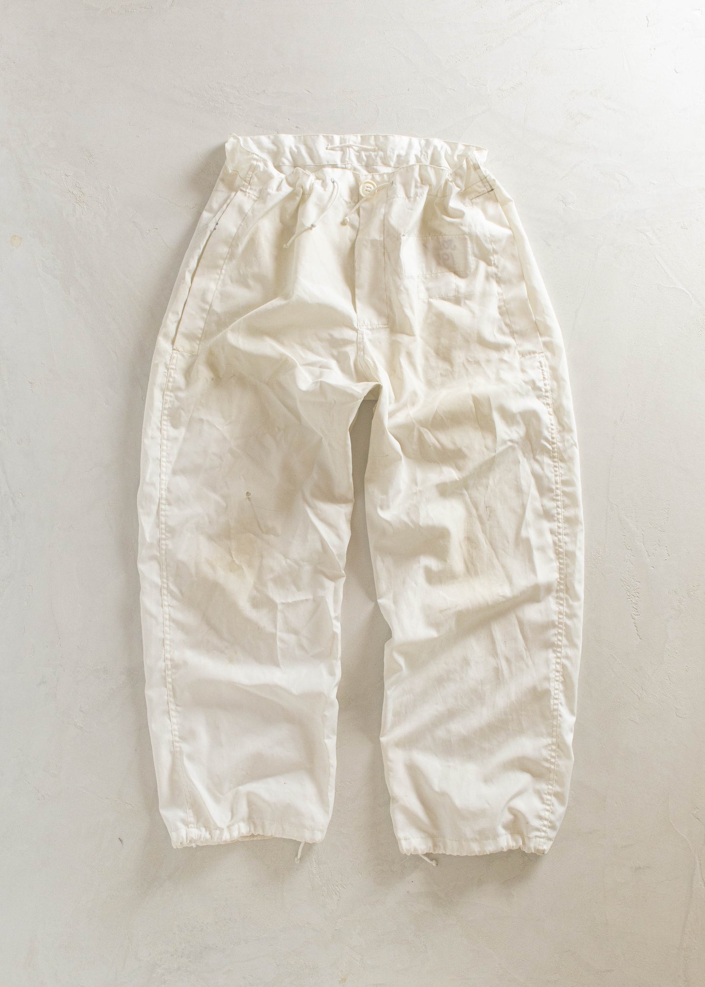 1990s Canadian Military Snow Camo Parachute Pants Size M/L