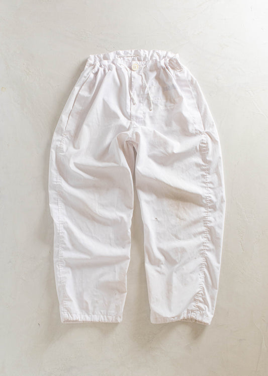 1990s Canadian Military Snow Camo Parachute Pants Size M/L