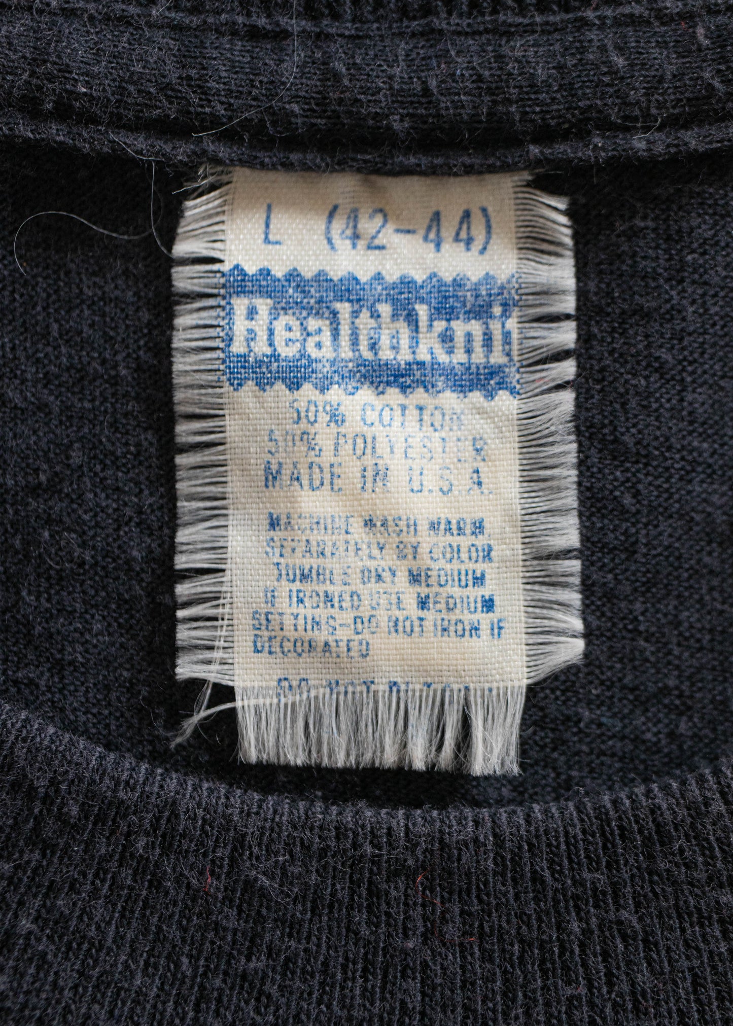1980s Healthknit Selvedge Pocket T-Shirt Size S/M