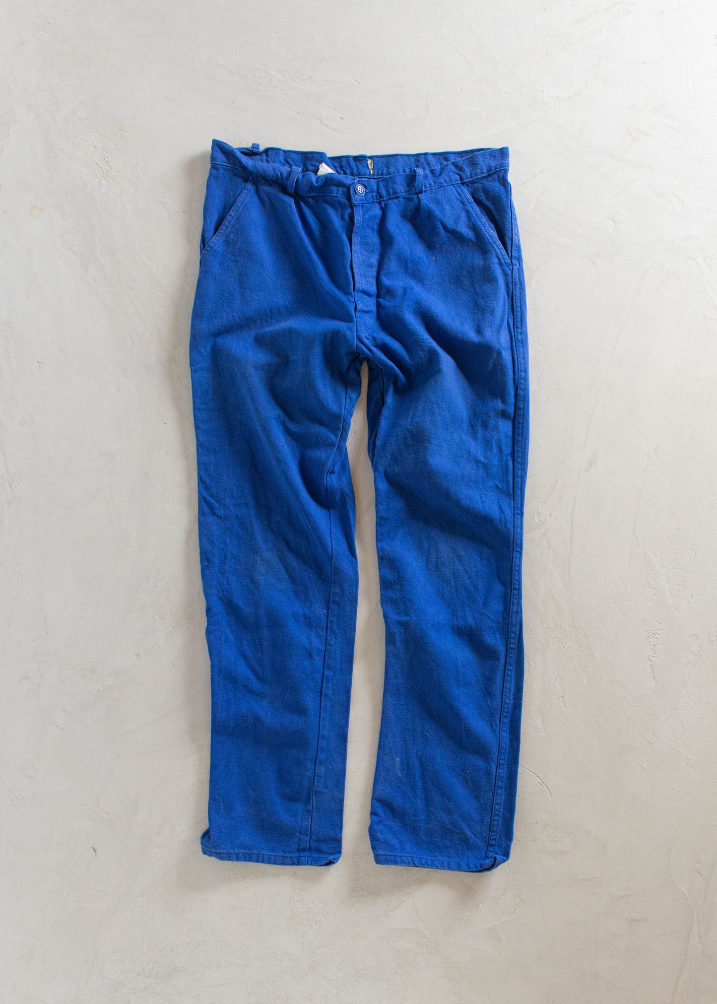 1980s LMA French Workwear Chore Pants Size Women's 34 Men's 36
