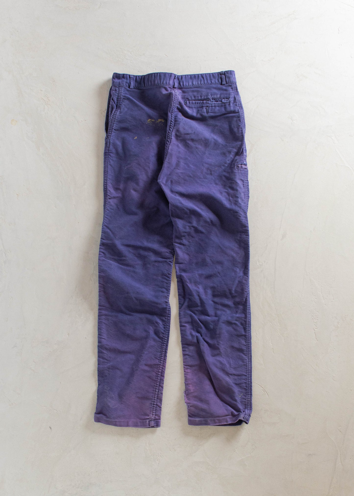 1980s Adolphe Lafont French Workwear Pants Size Women's 31 Men's 33