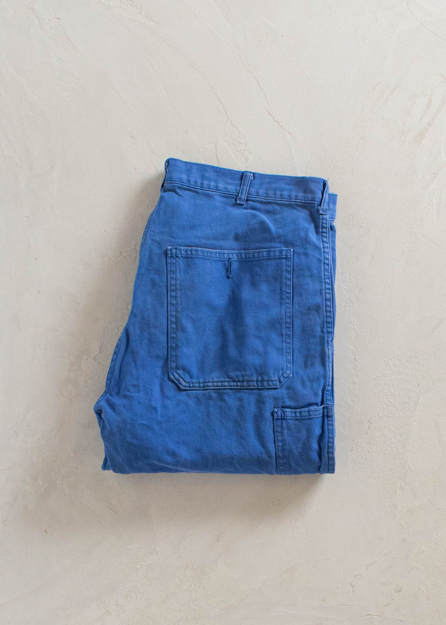 1980s French Workwear Chore Pants Size Women's 32 Men's 34