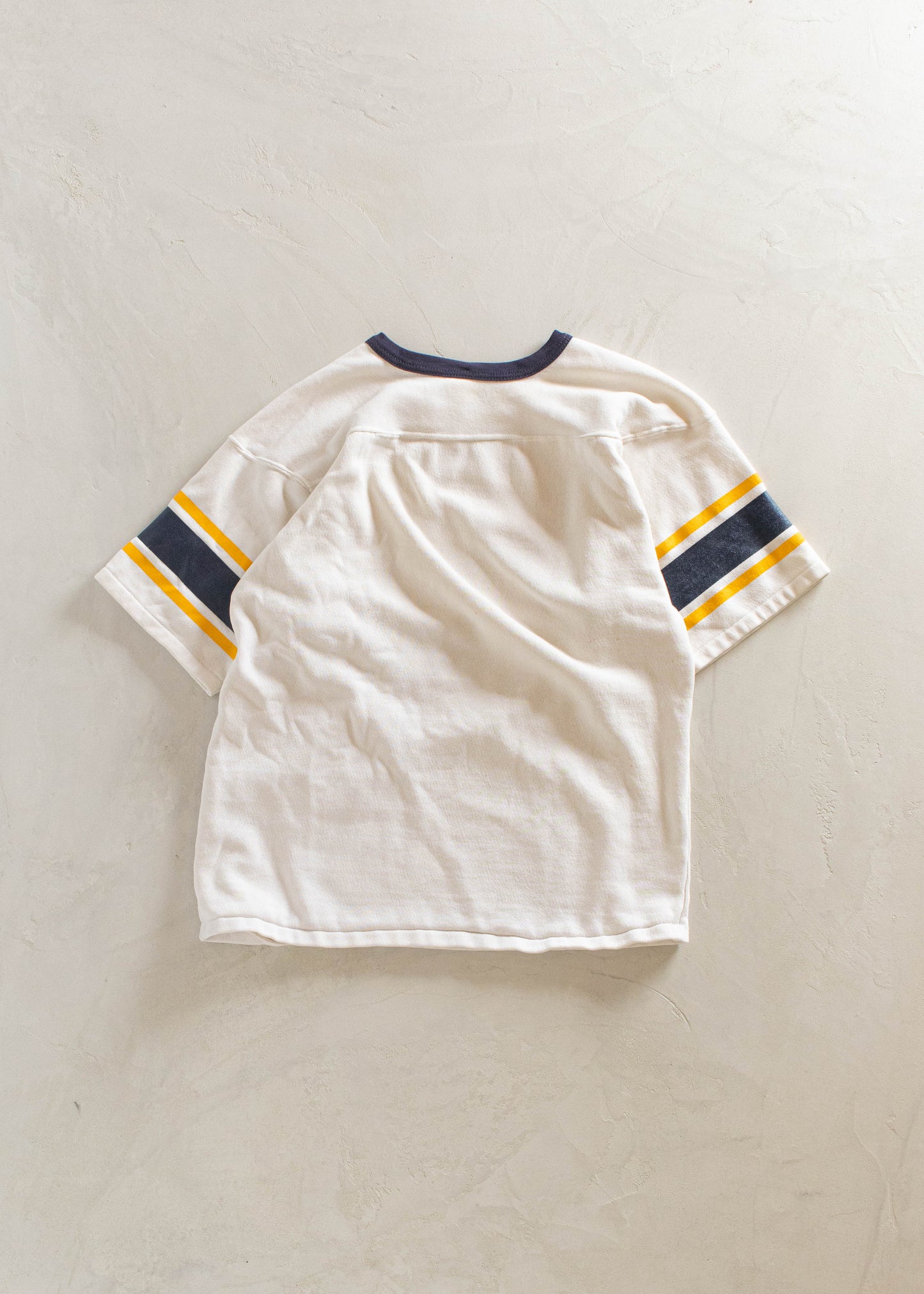 1980s Bike Michigan Wolverines Shortsleeve Sweatshirt Jersey Size M/L