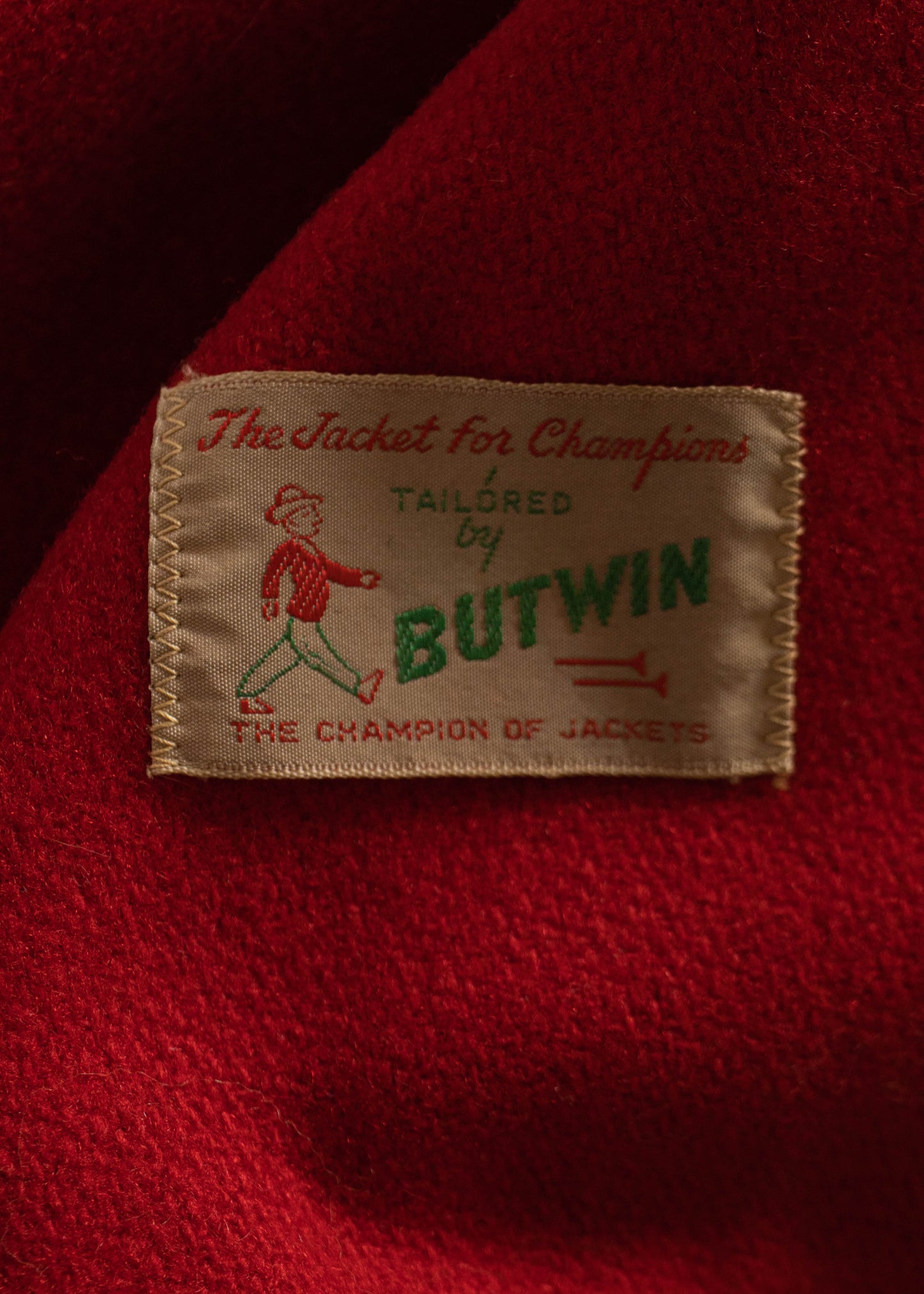 1950s Butwin Varsity Letterman Jacket Size XS/S