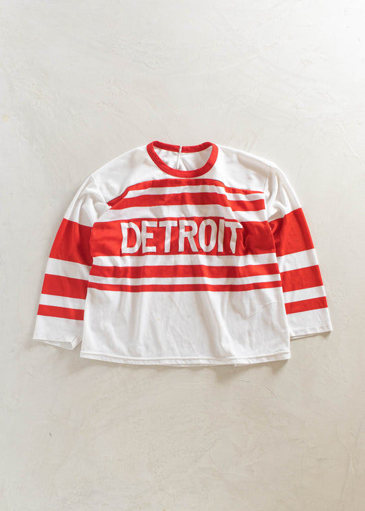1980s CCM Detroit Hockey Jersey Size L/XL