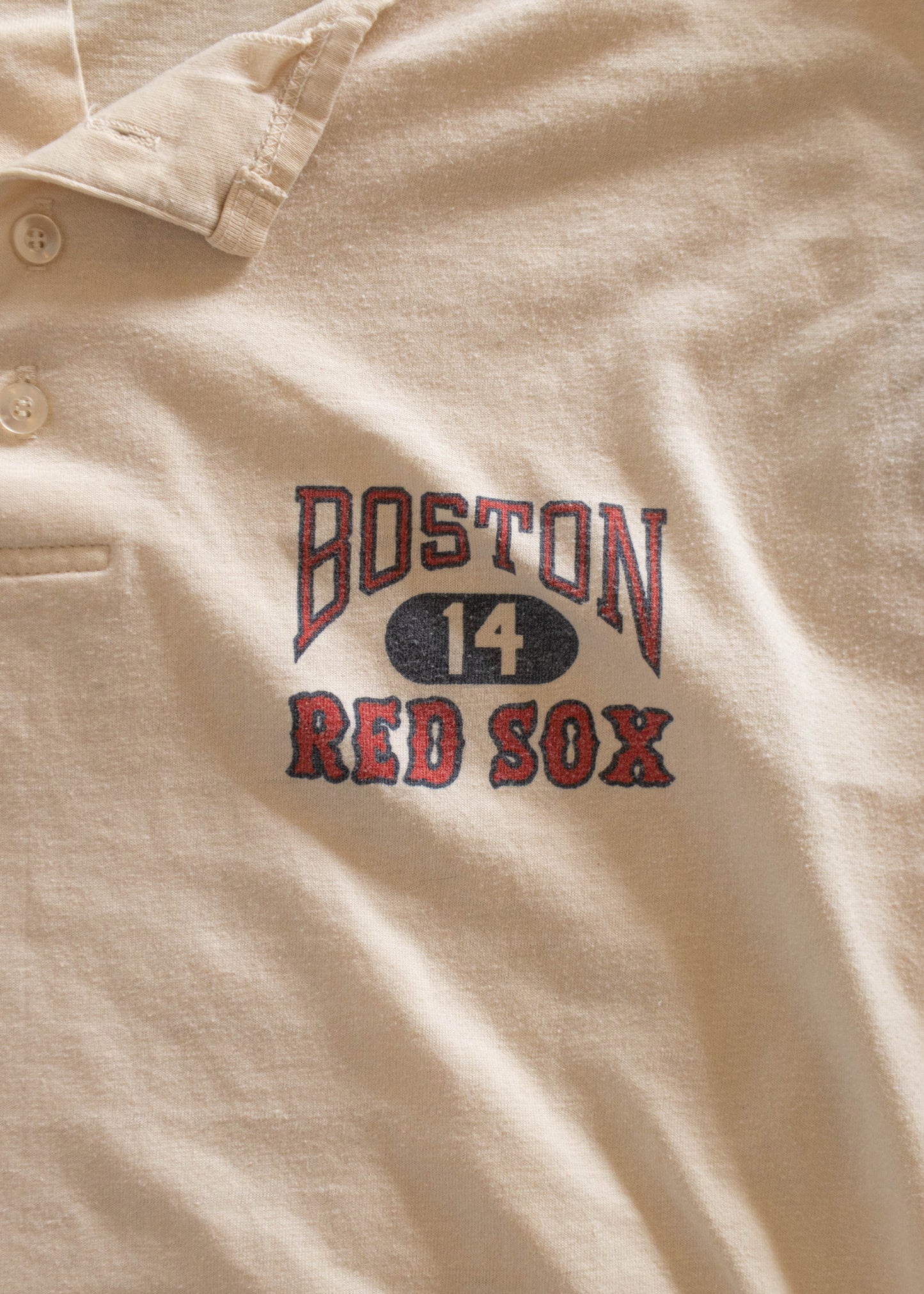 1980s Champion Boston Red Sox 3/4 Sleeve T-Shirt Size M/L