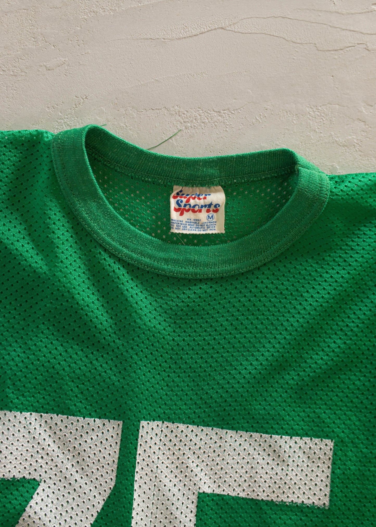 1980s Super Sports Mesh Sports Jersey Size S/M