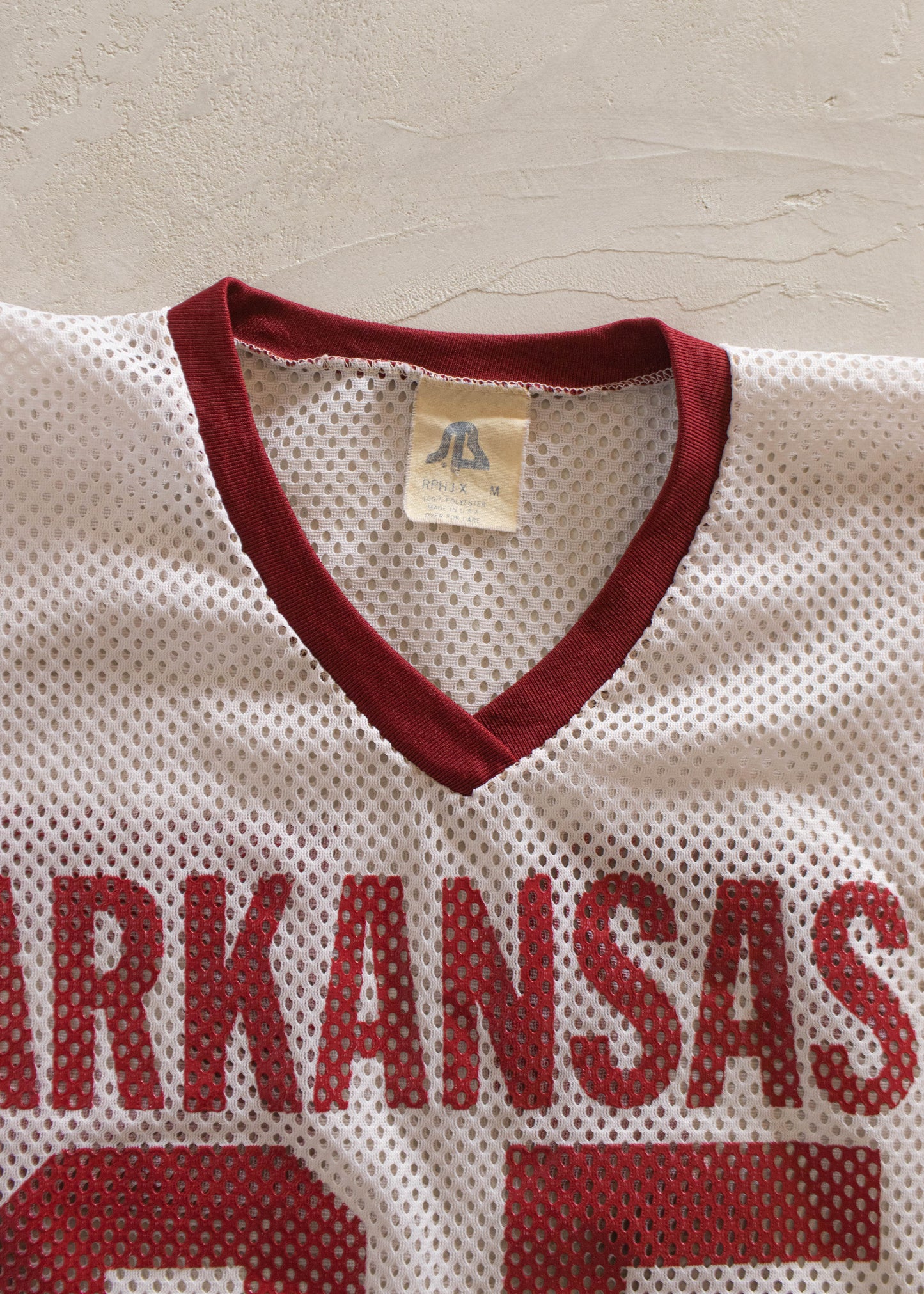1980s Arkansas Mesh Sports Jersey Size M/L