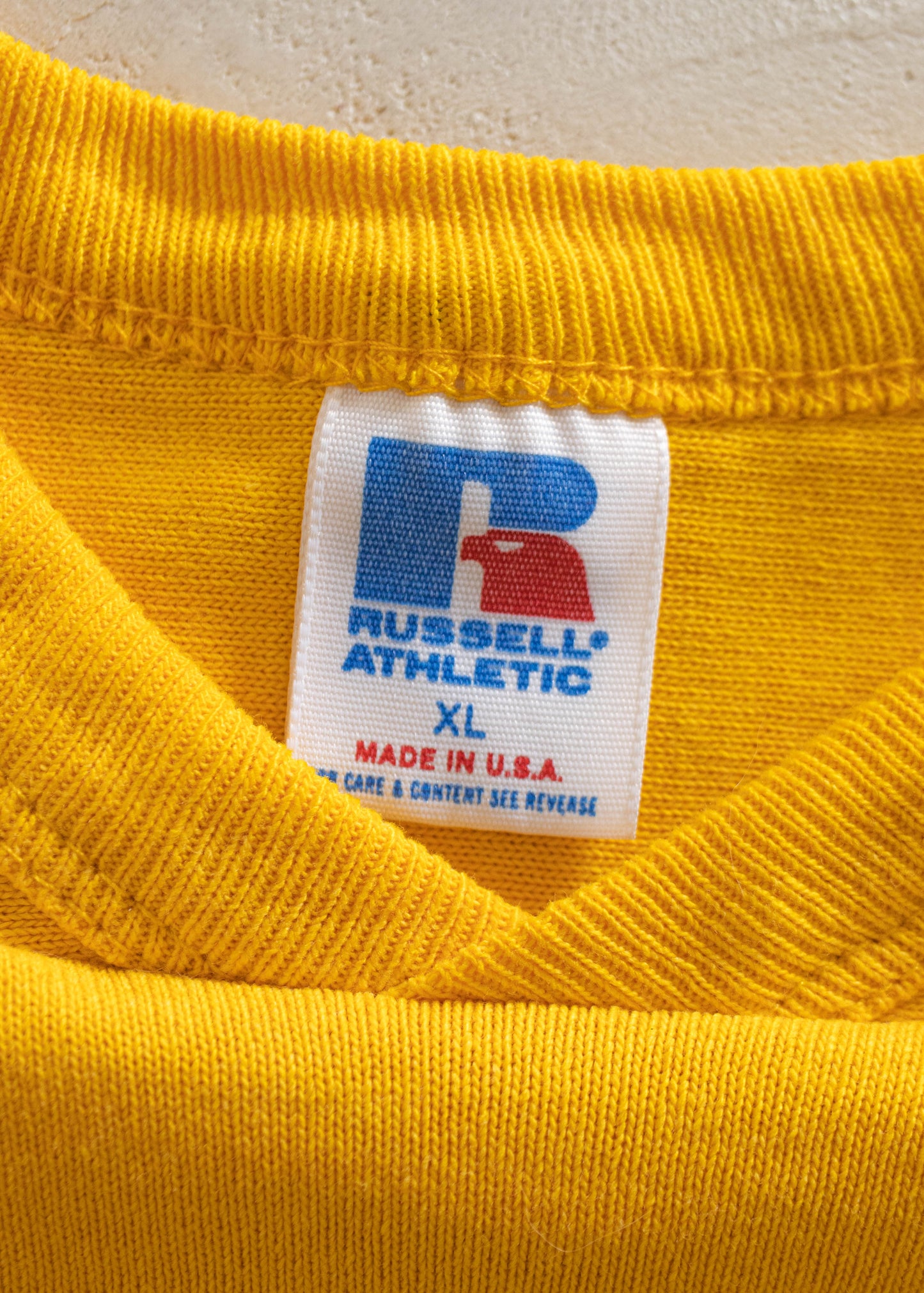 1980s Russel Athletic Botkins Trojans Long Sleeve Sport Jersey Size L/XL