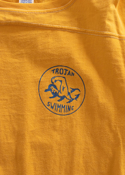 1980s Sportswear Trojan Swimming Sport T-Shirt Size S/M