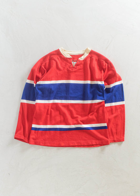 1980s Winnwell Long Sleeve Sport Jersey Size S/M