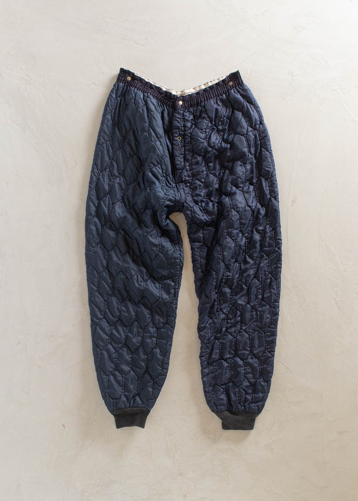 1980s Quilted Liner Pants Size M/L