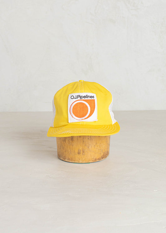 1980s Promo-Wear OJ Pipelines Trucker Hat