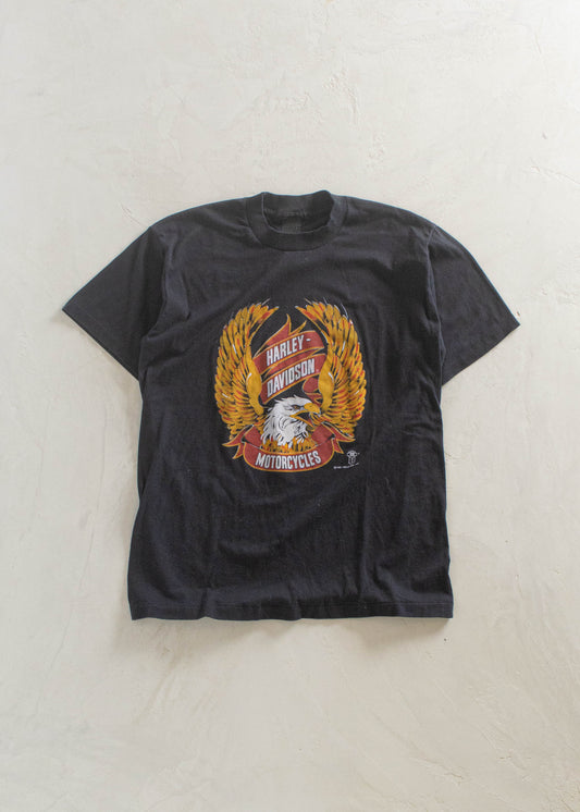 1987 Center Star Harley-Davidson T-Shirt Size M/L
