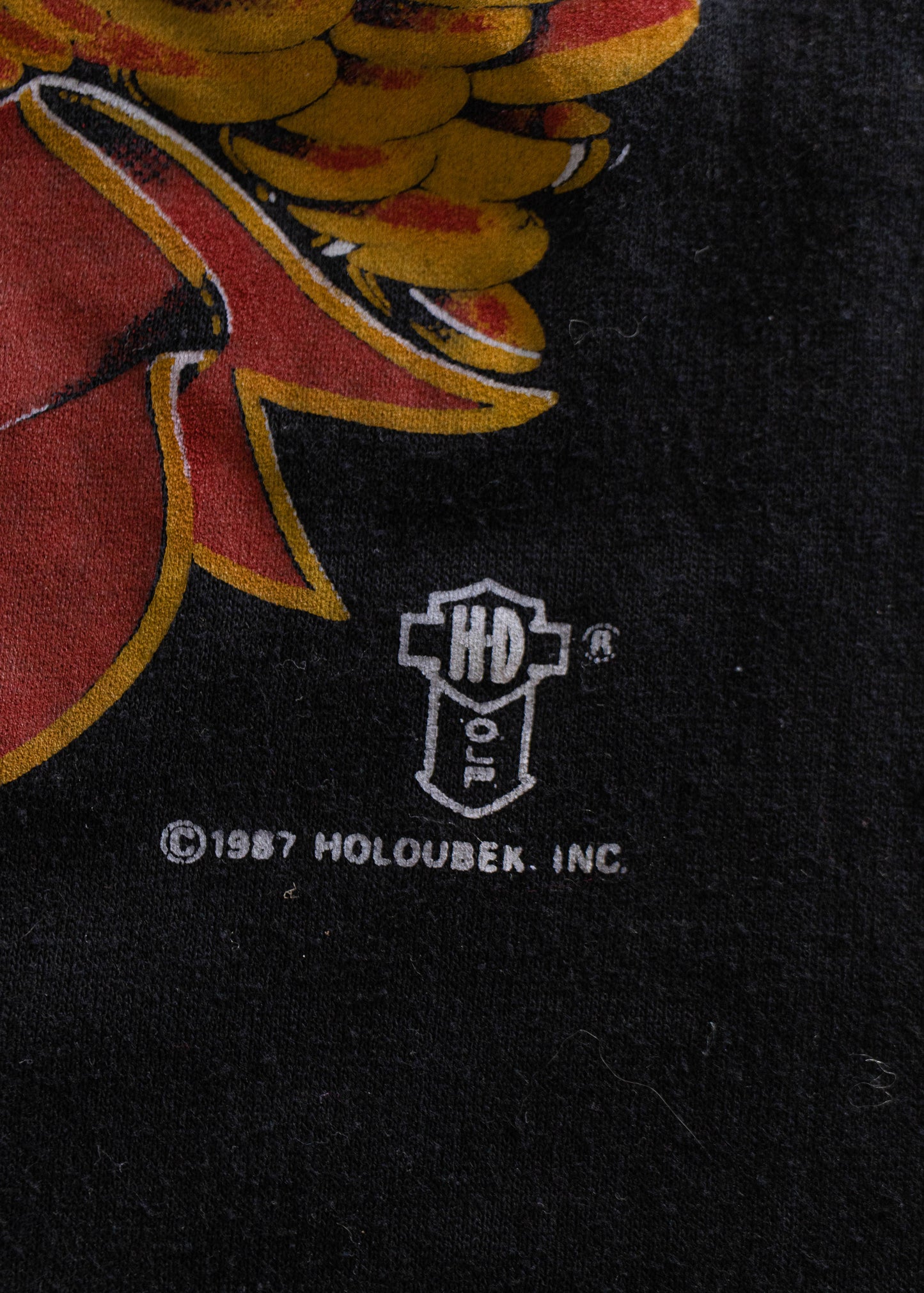 1987 Center Star Harley-Davidson T-Shirt Size M/L